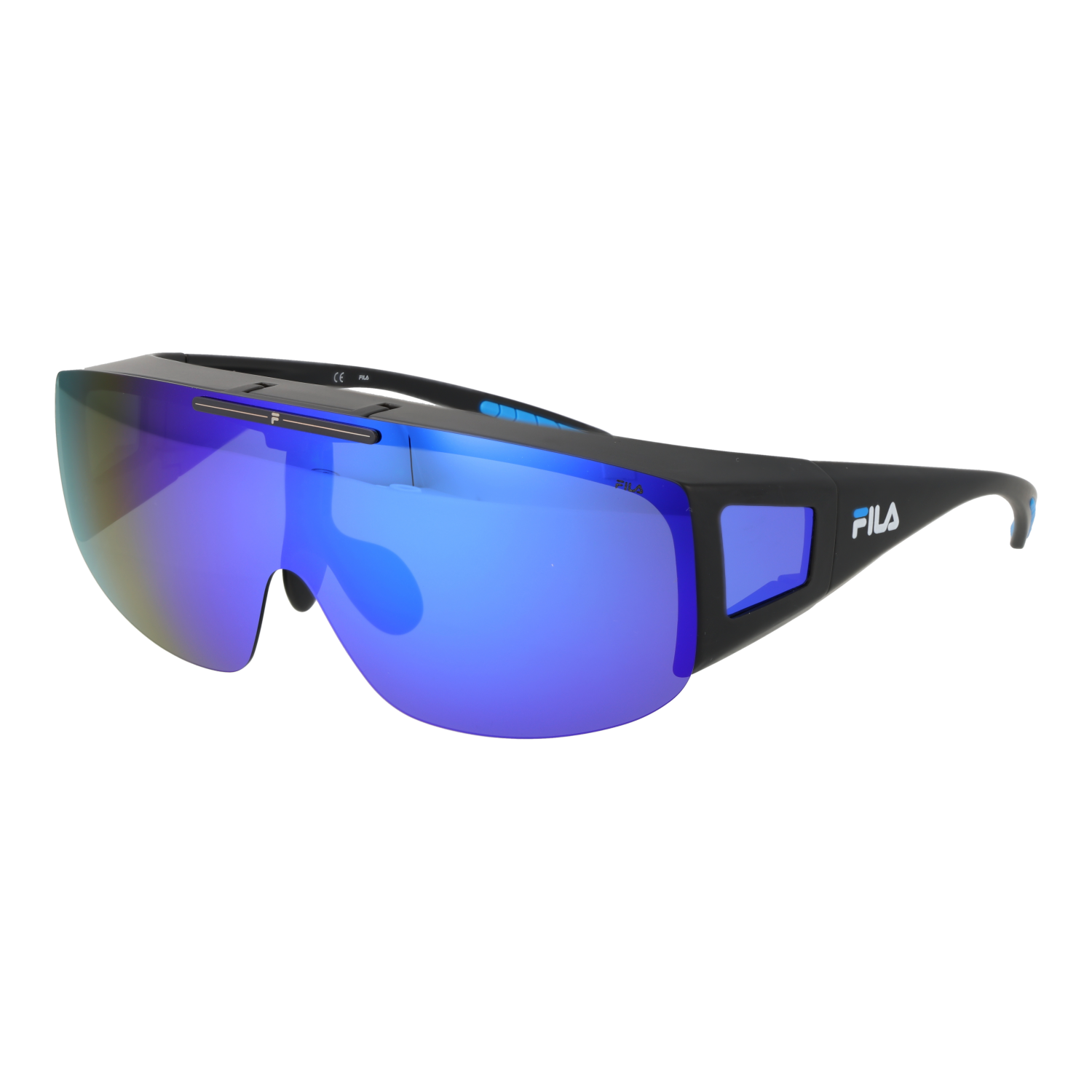 Fila Monoglas Solglasögon i Svart