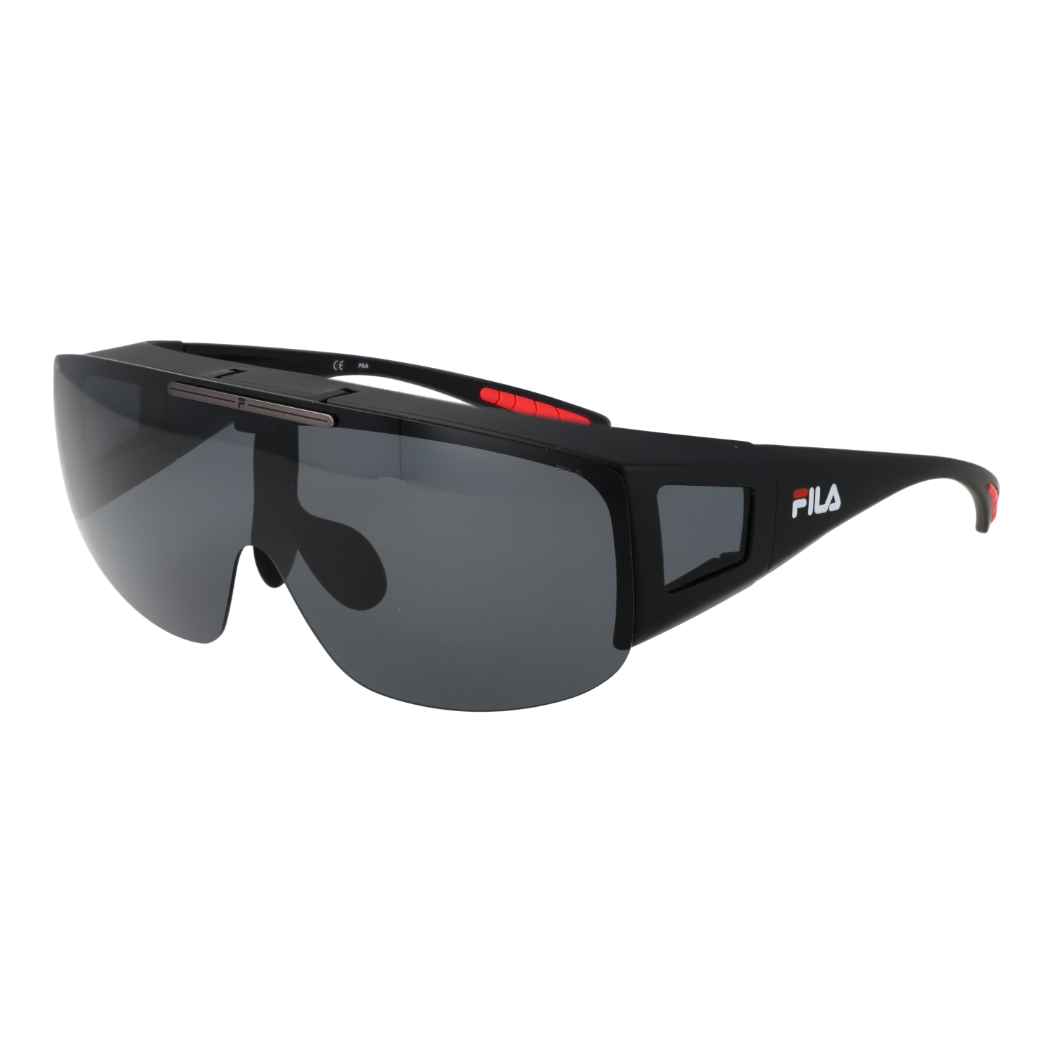 Fila Monoglas Solglasögon i Svart