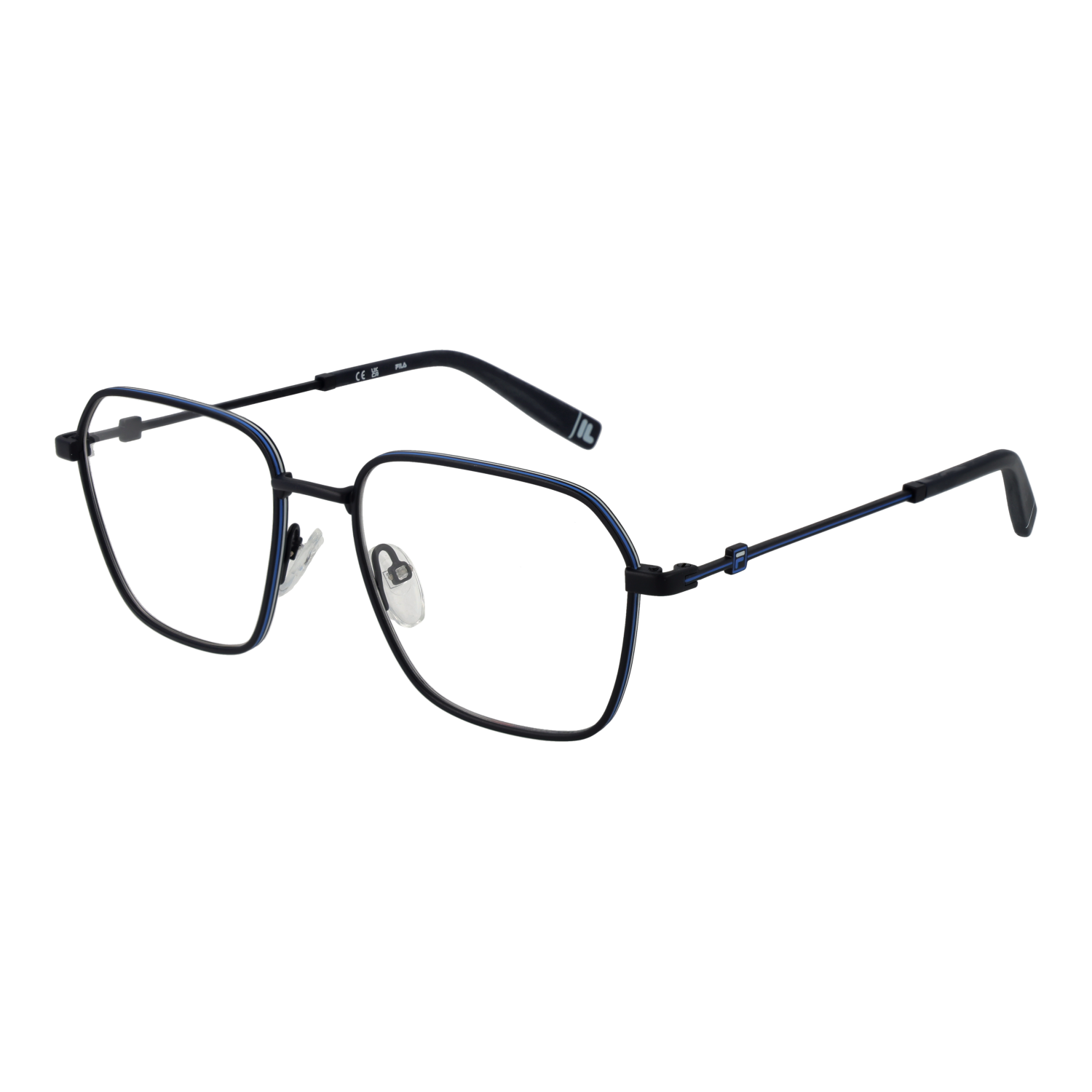 Fila Rektangulär Glasögonbåge i Blå