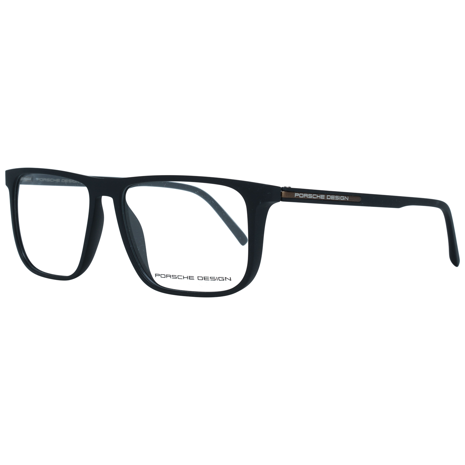 Porsche Design Fyrkantig Glasögonbåge i Svart