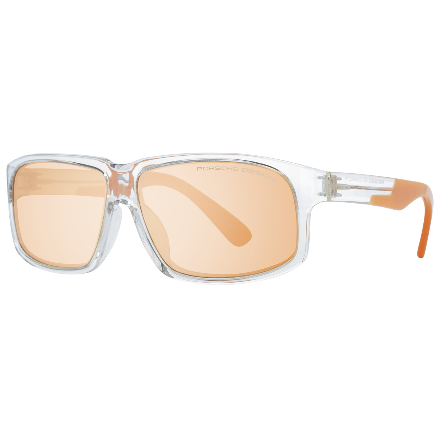 Porsche Design Rektangulära Solglasögon i Transparent