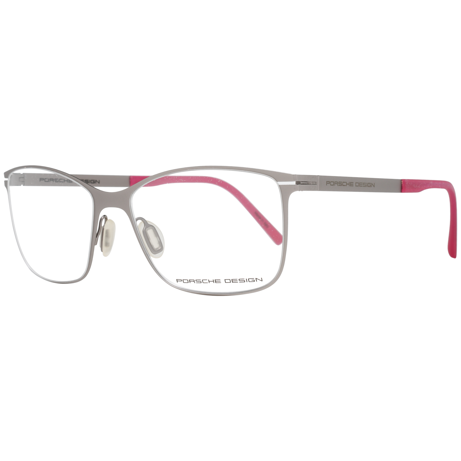 Porsche Design Rektangulär Glasögonbåge i Silver