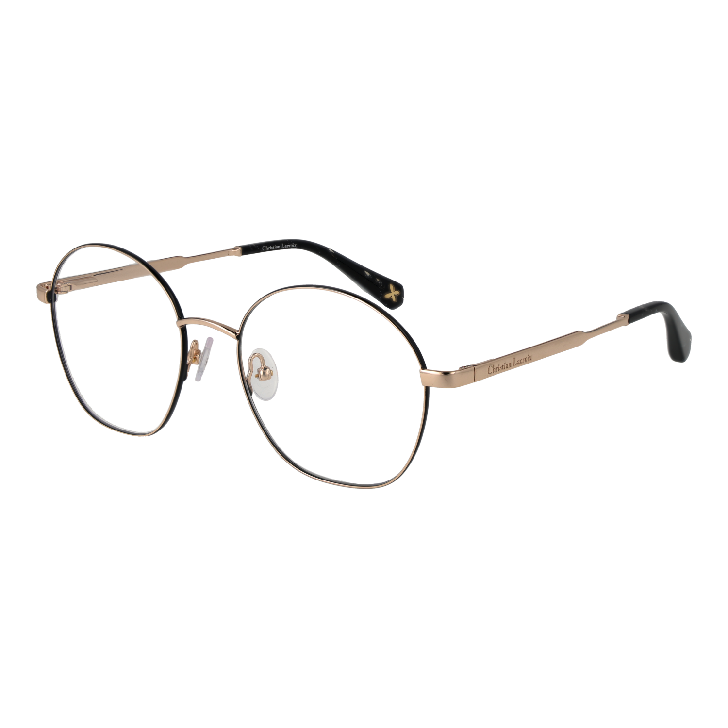 Christian Lacroix Rund Glasögonbåge i Beige