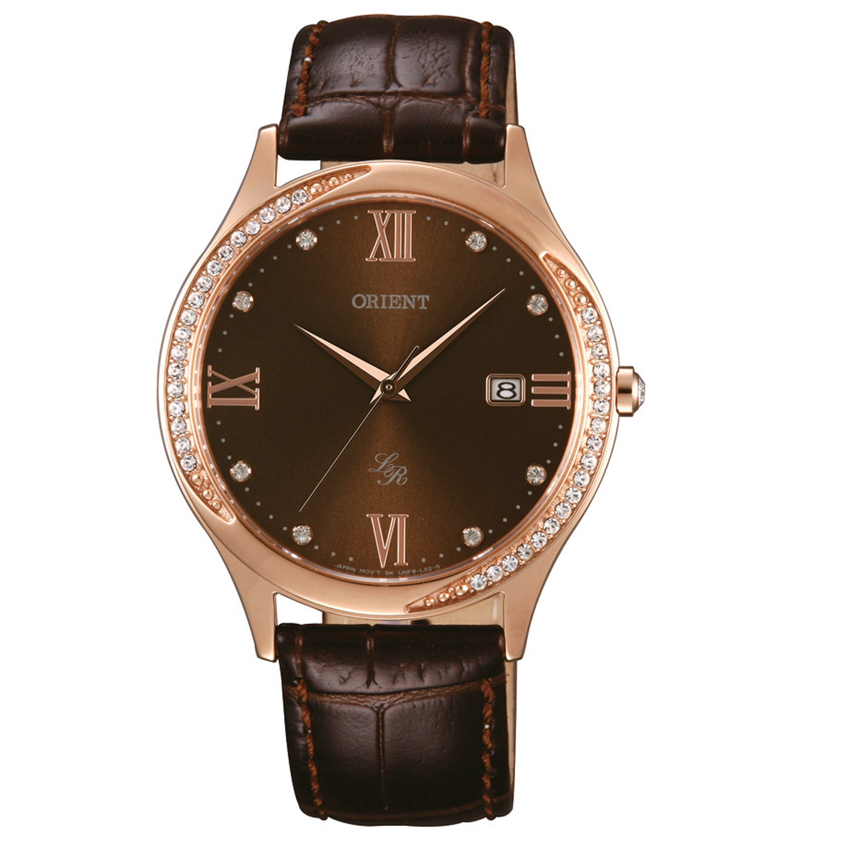 Orient FUNF8001T0 – Klassisk Herrklocka med Brun Tavla