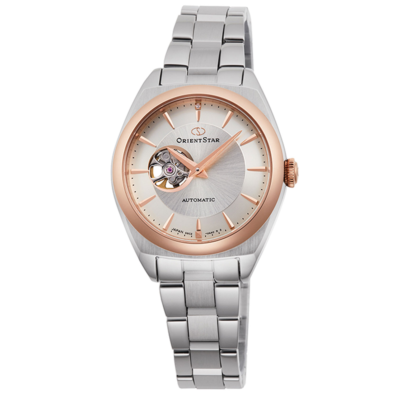 Orient Star RE-ND0101S00B – Open-Heart Damklocka i Rostfritt Stål