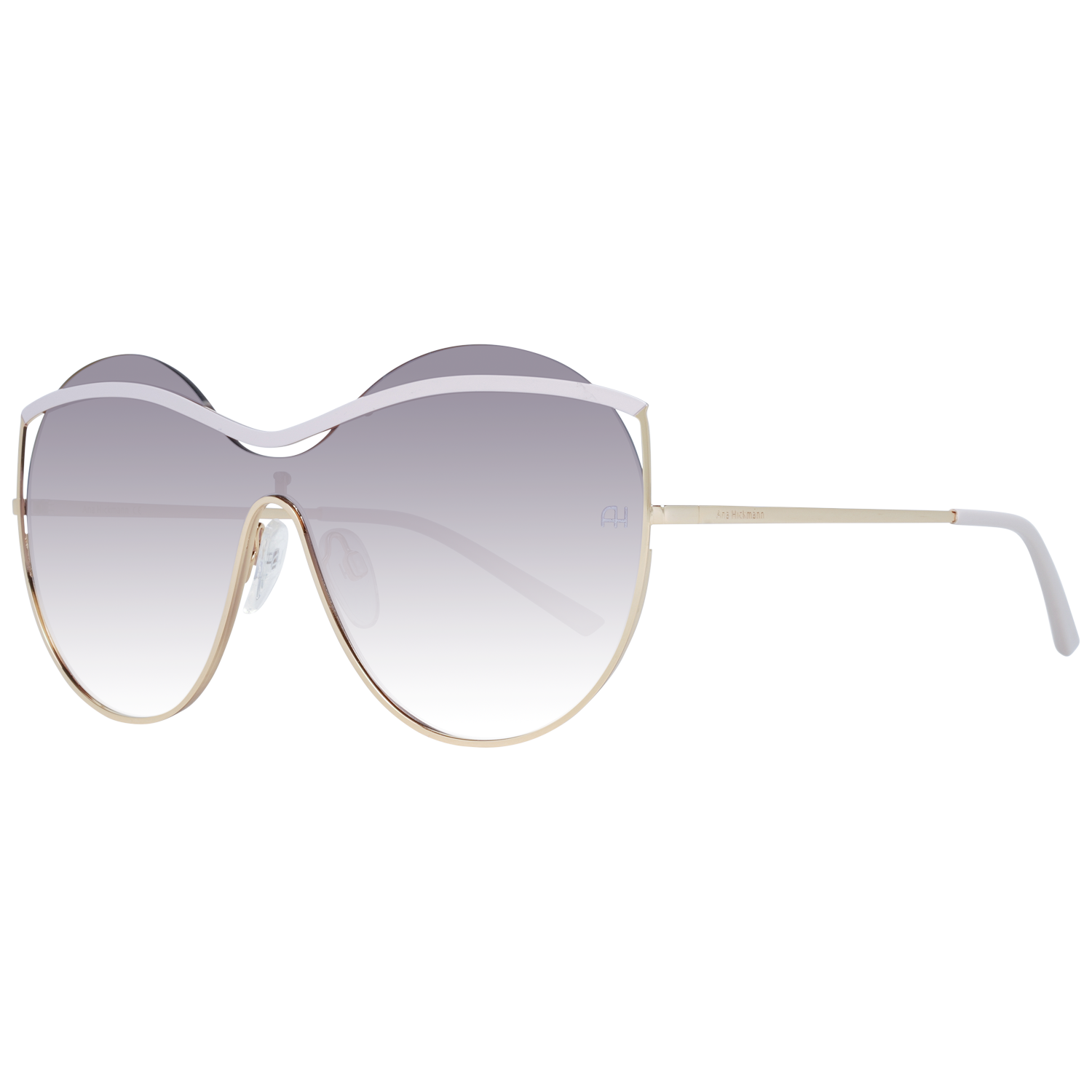 Ana Hickmann Monoglas Solglasögon i Guld
