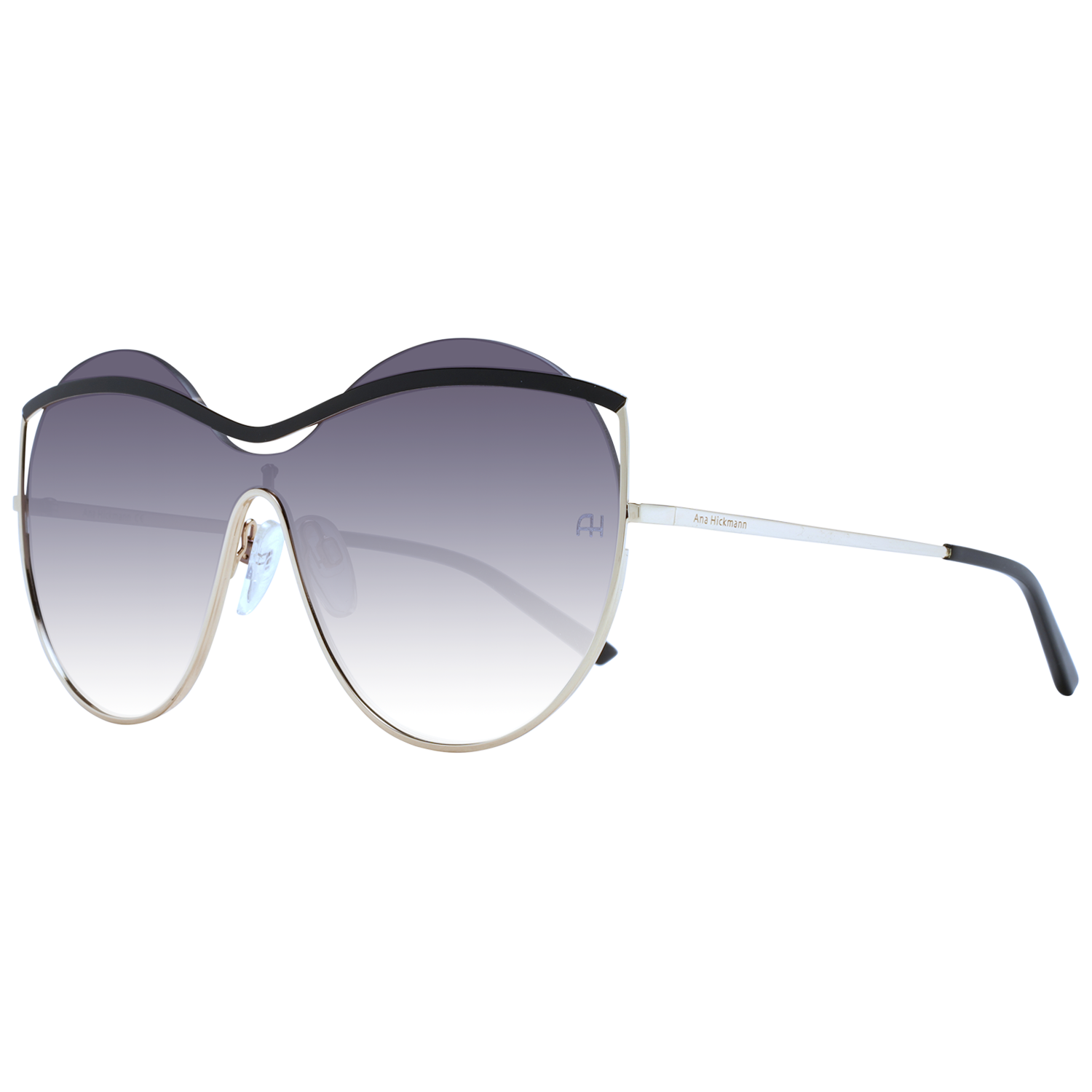Ana Hickmann Monoglas Solglasögon i Svart