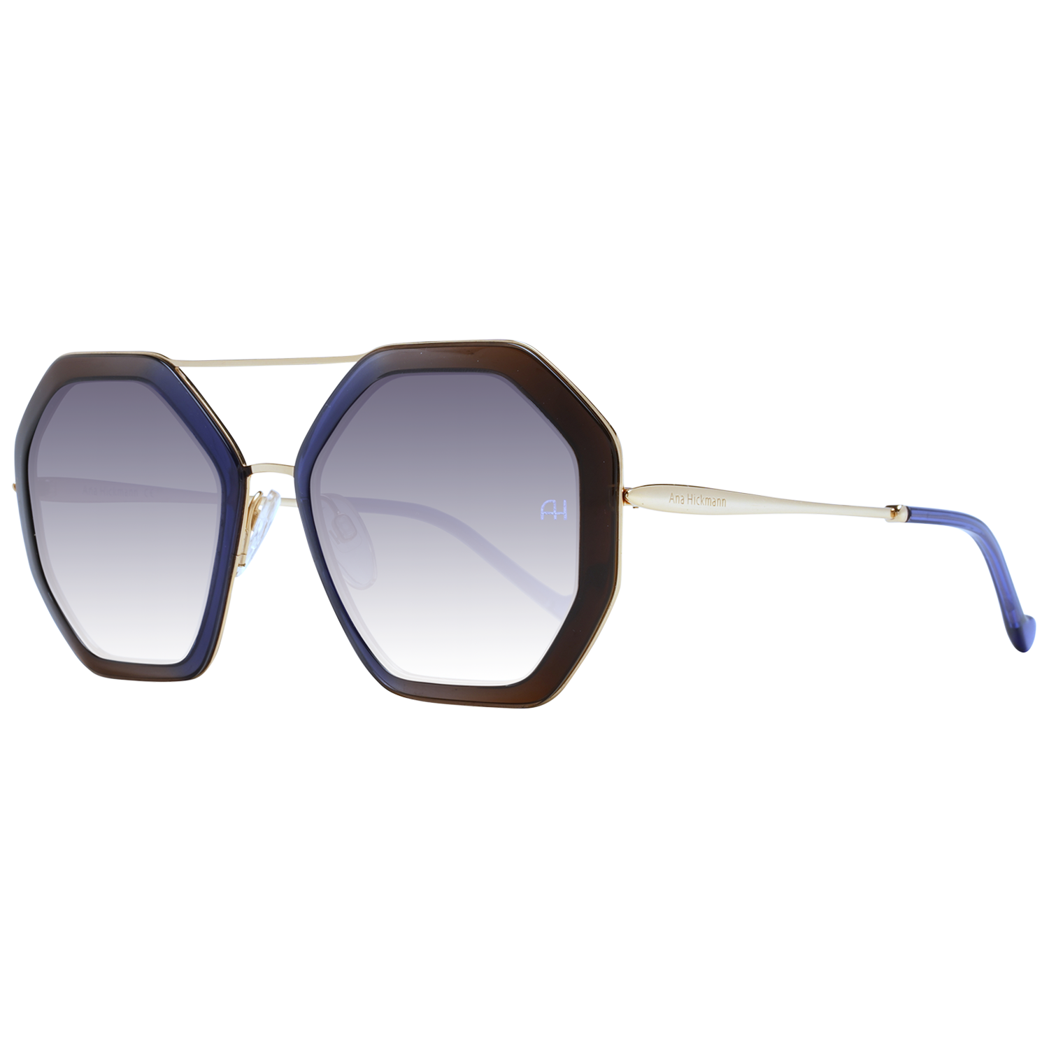 Ana Hickmann Pilot Solglasögon i Blå