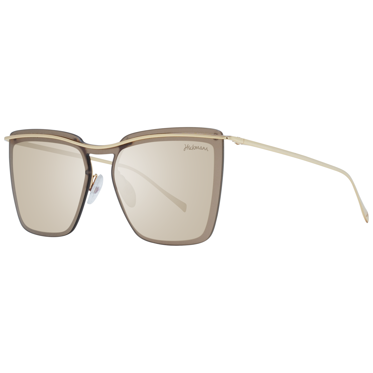 Ana Hickmann Monoglas Solglasögon i Guld