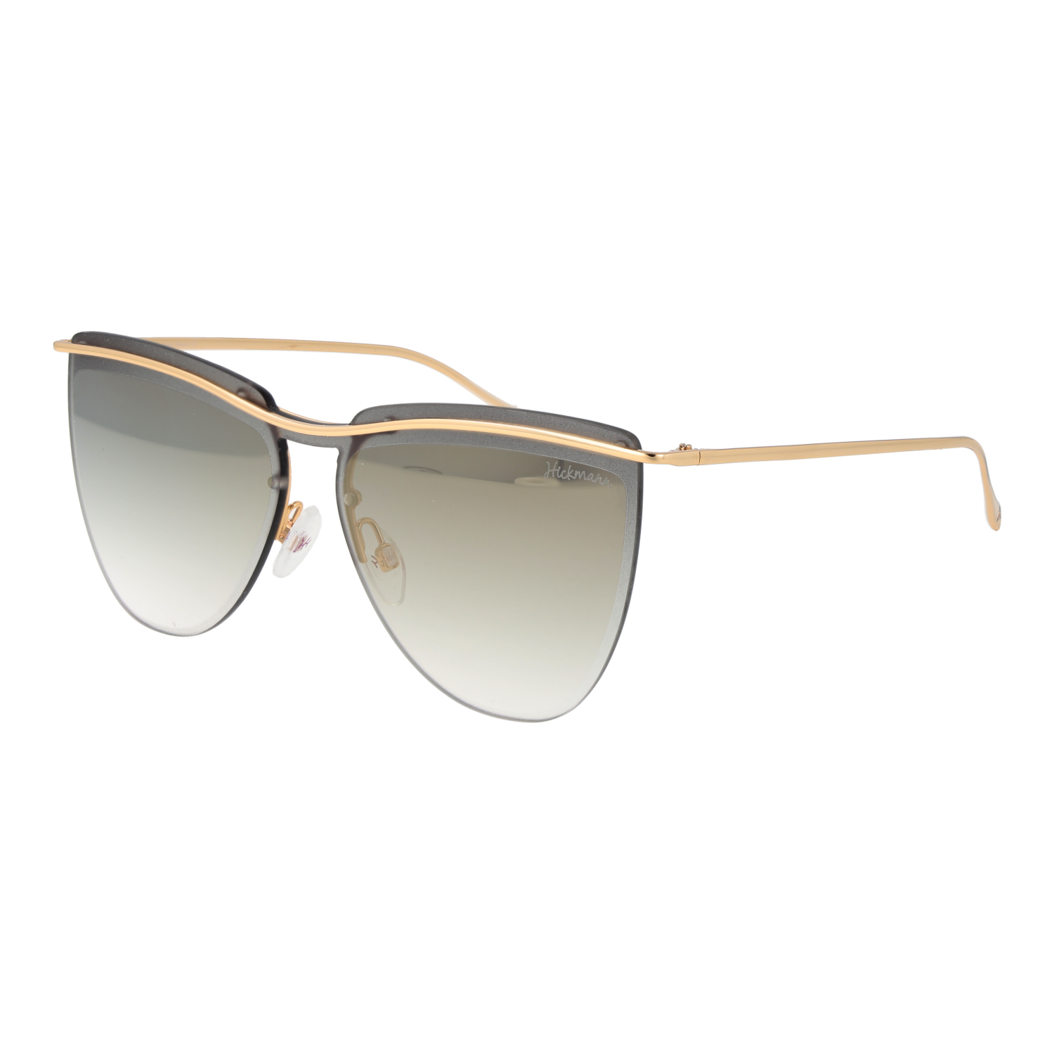 Ana Hickmann Monoglas Solglasögon i Guld