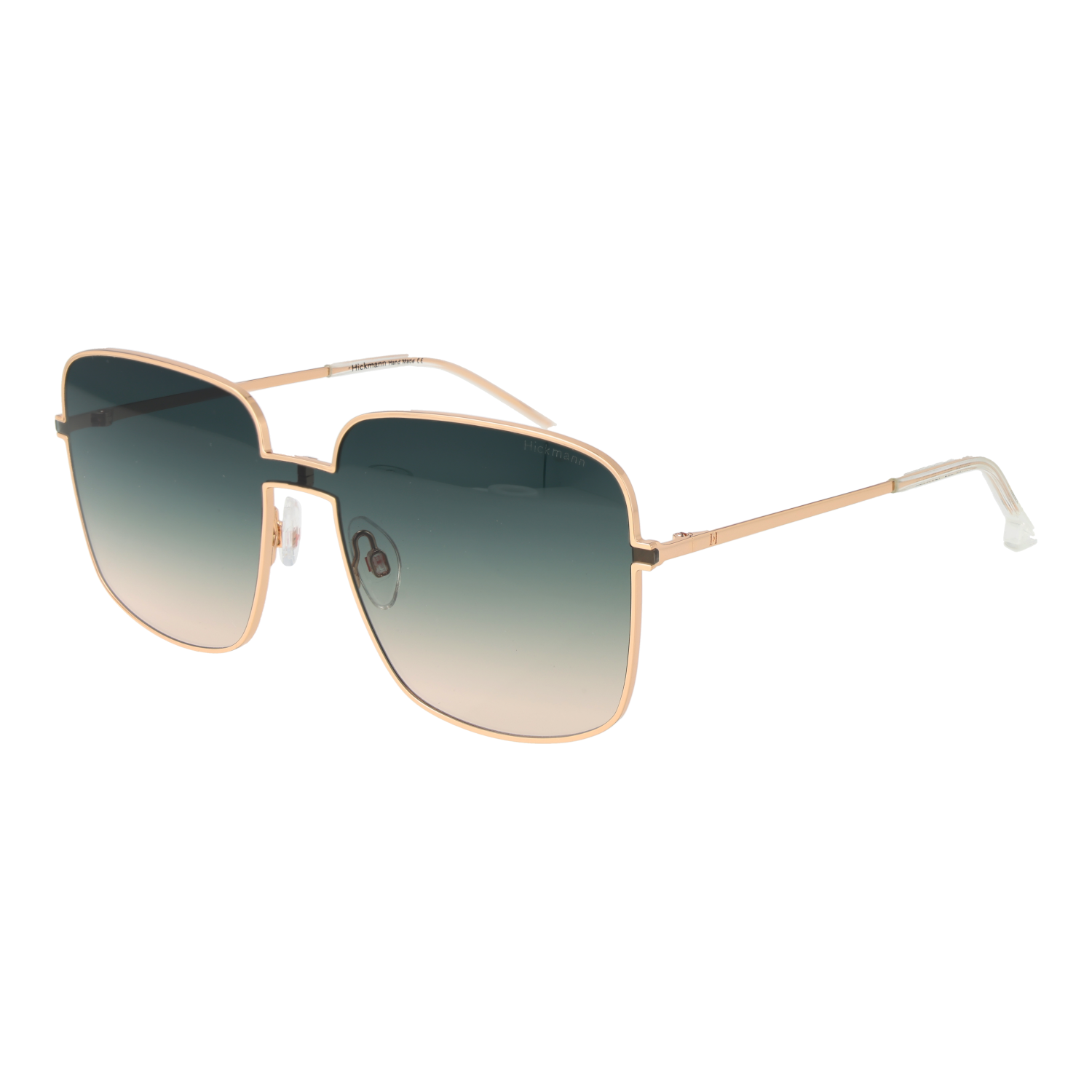 Ana Hickmann Monoglas Solglasögon i Guld