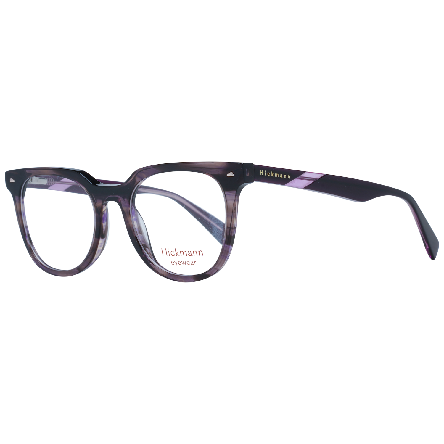 Ana Hickmann Rektangulär Glasögonbåge i Lila