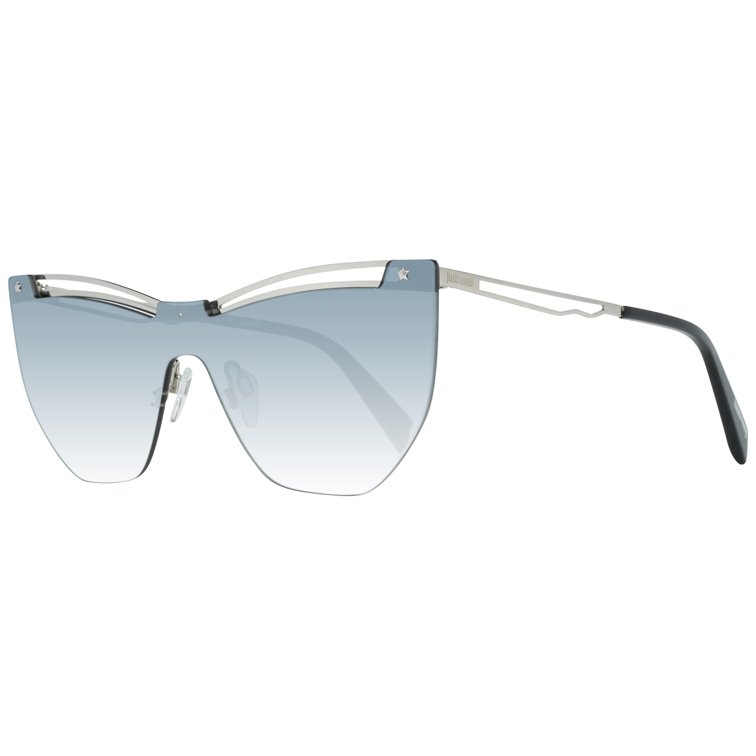 Just Cavalli Monoglas Solglasögon i Silver