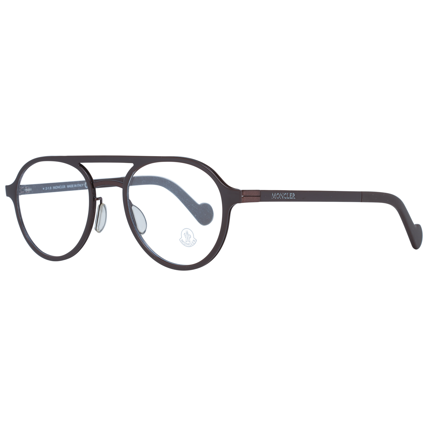 Moncler Pilot Glasögonbåge i Brun