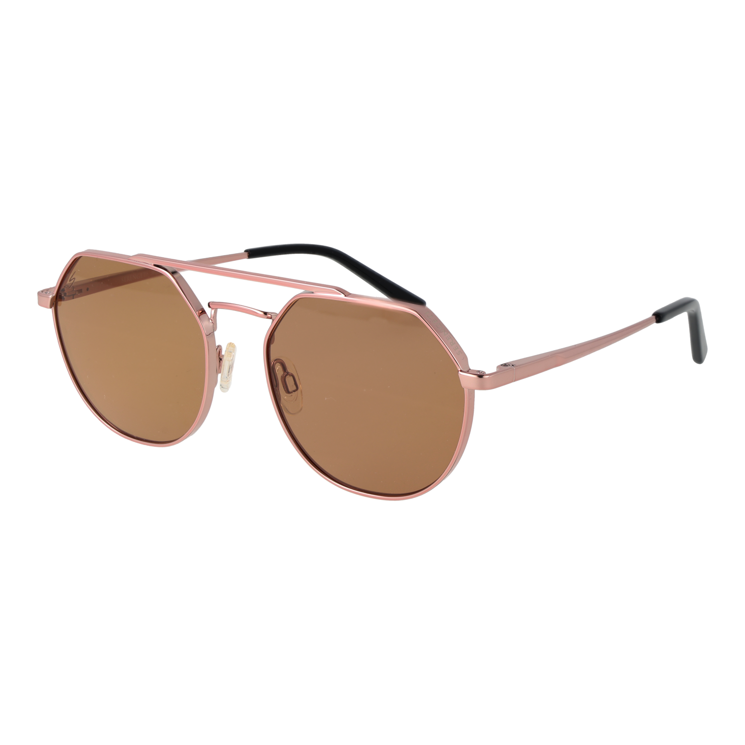 Serengeti Pilot Solglasögon i Roséguld