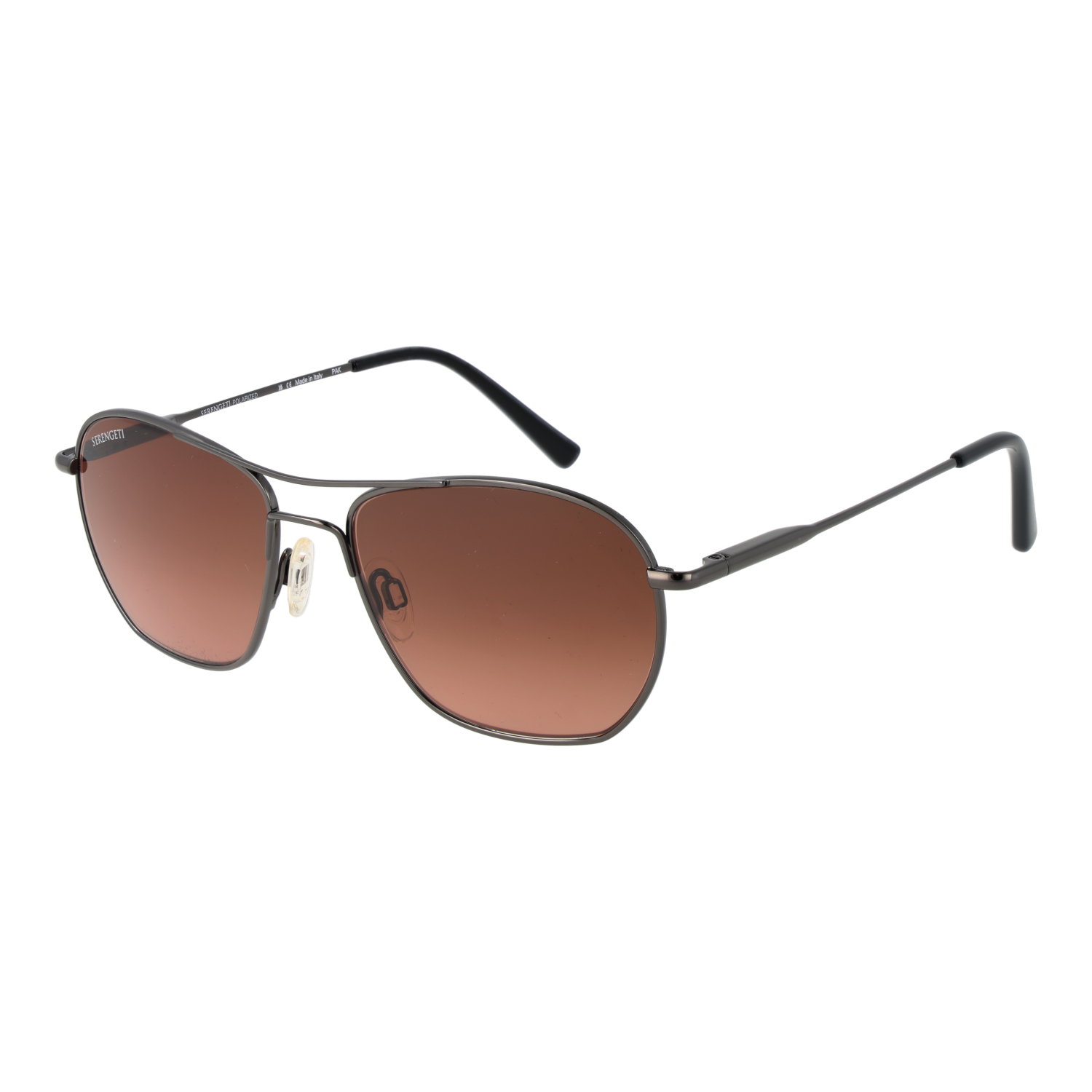 Serengeti Pilot Solglasögon i Gunmetal