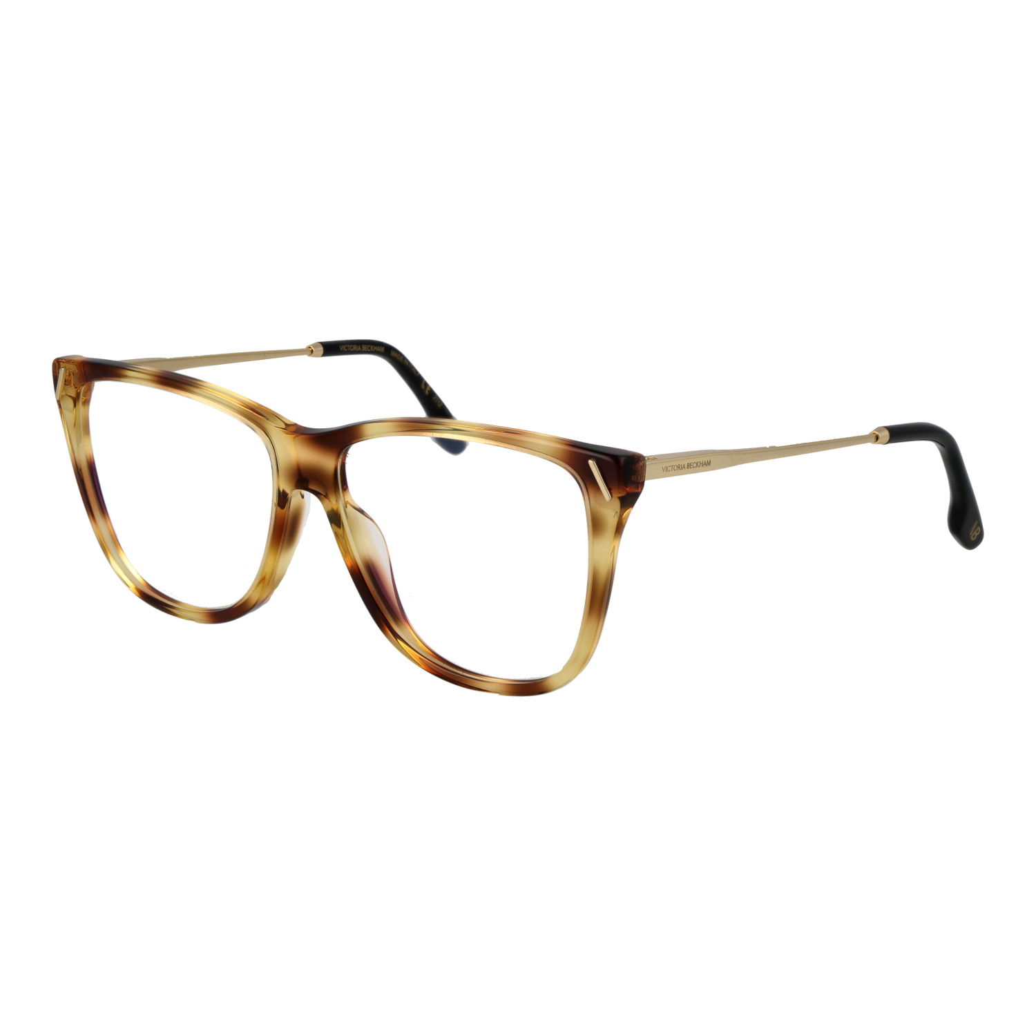 Victoria Beckham Fjärilsform Glasögonbåge i Beige