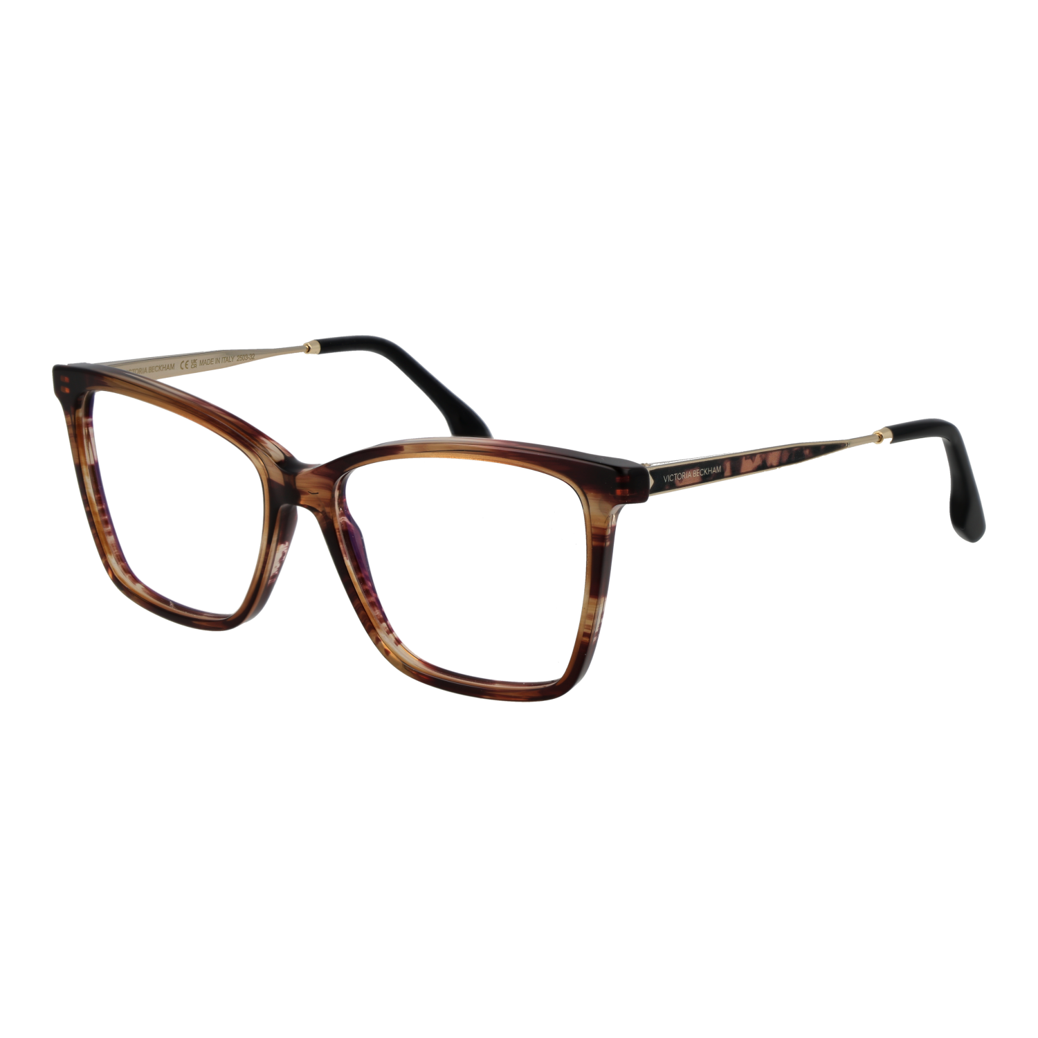 Victoria Beckham Fjärilsform Glasögonbåge i Brun