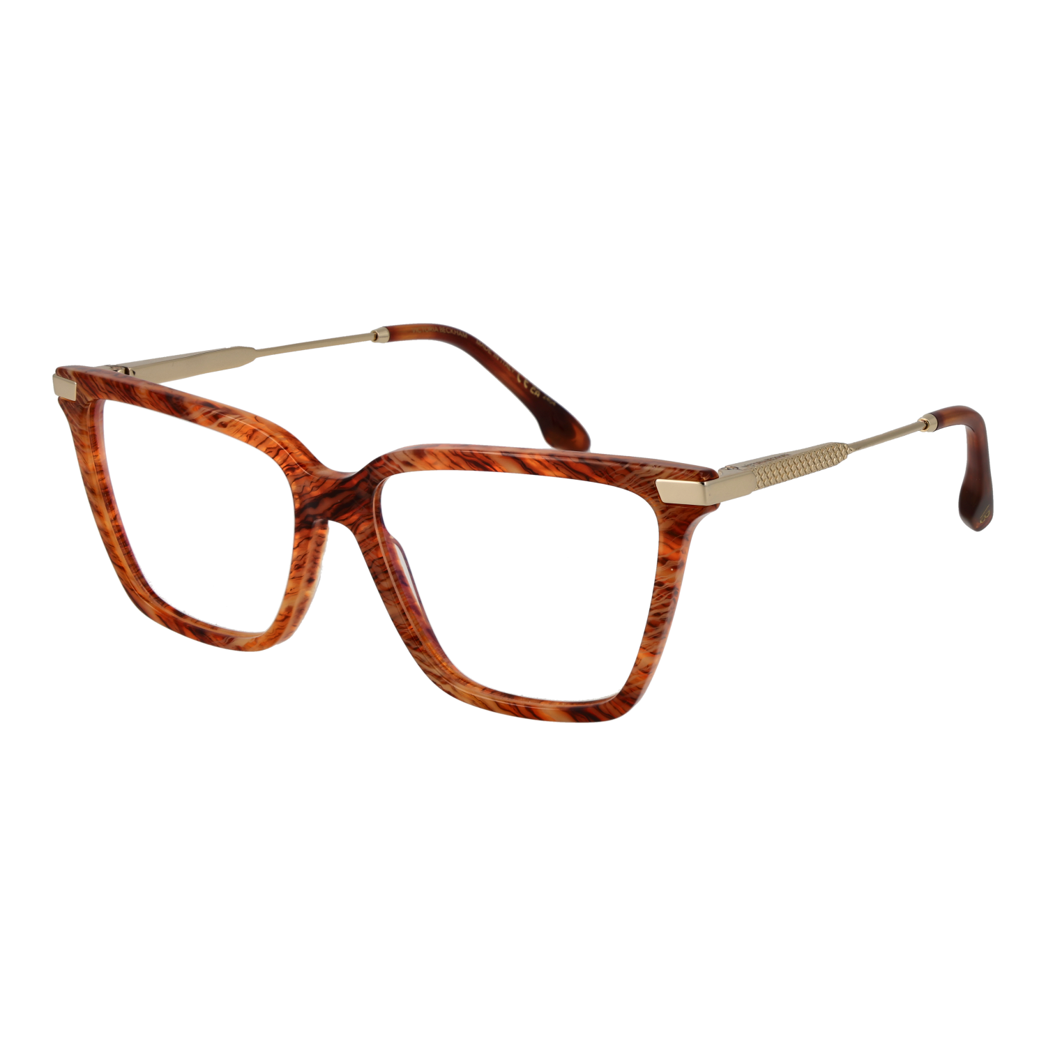 Victoria Beckham Fjärilsform Glasögonbåge i Orange