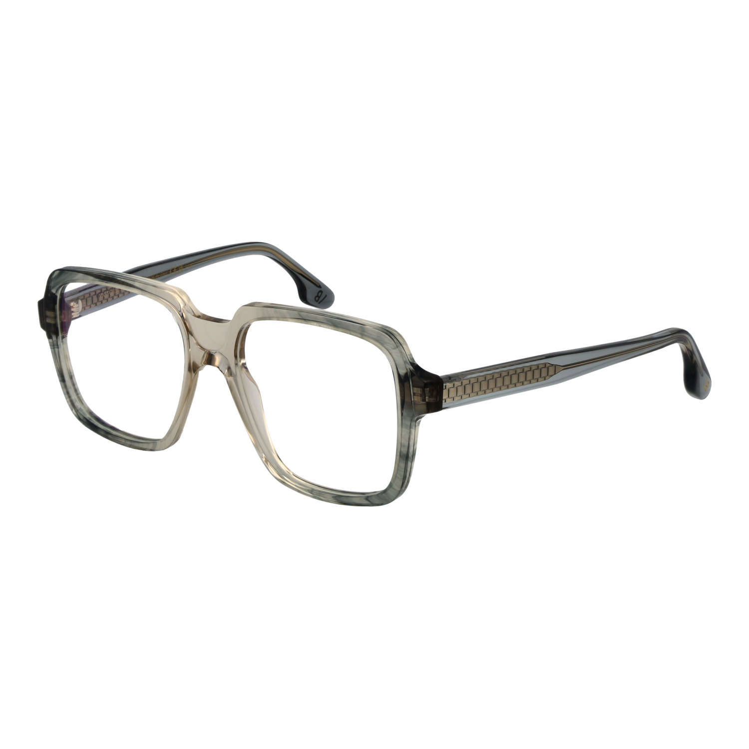 Victoria Beckham Fyrkantig Glasögonbåge i Grå