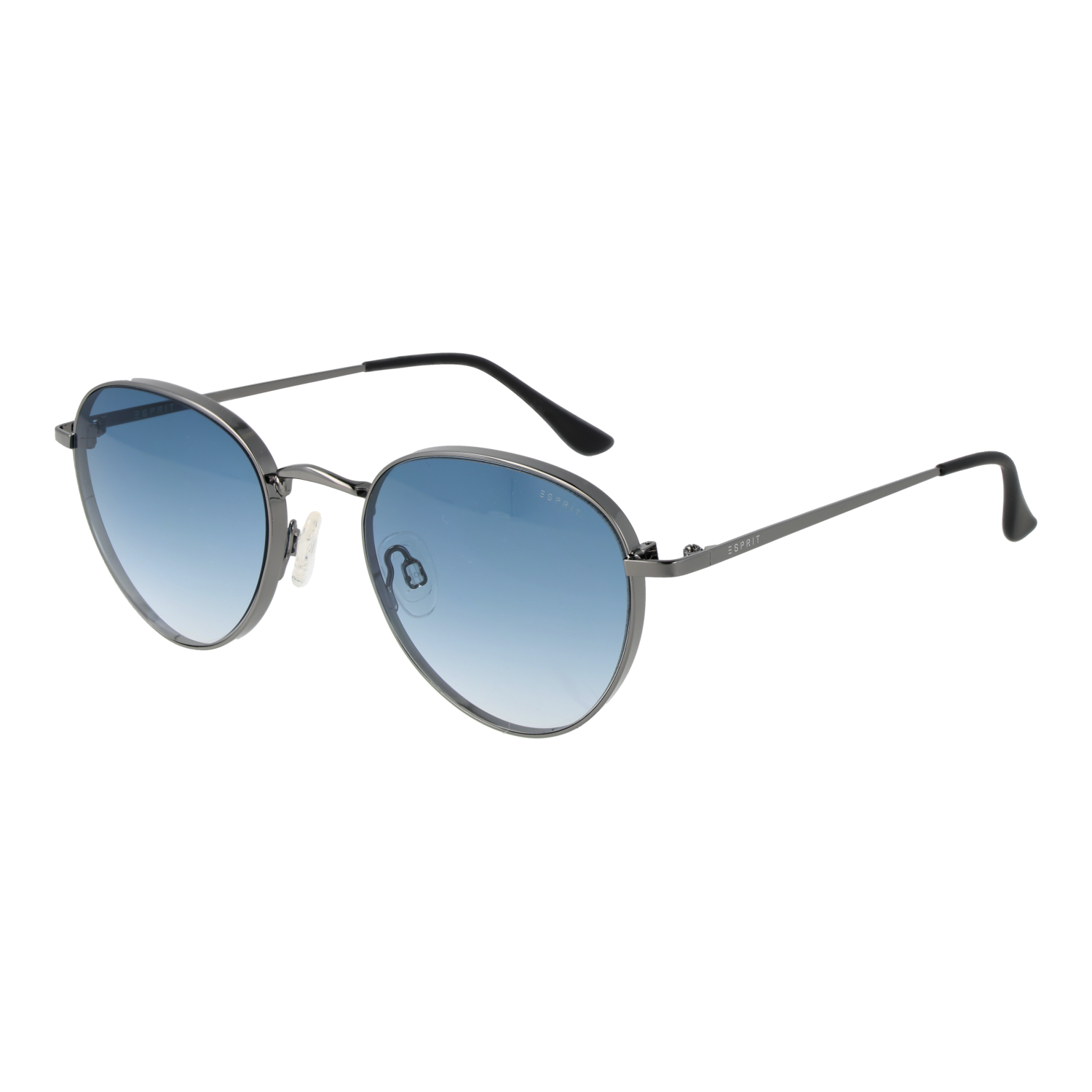 Esprit Runda Solglasögon i Gunmetal