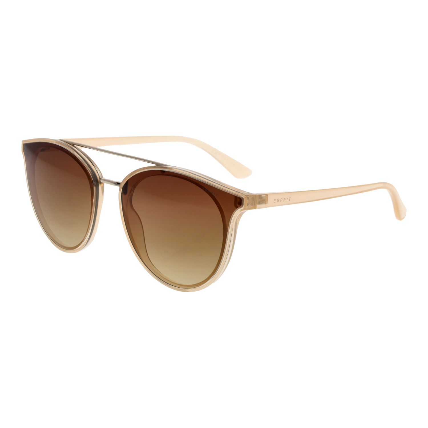Esprit Panto Solglasögon i Beige