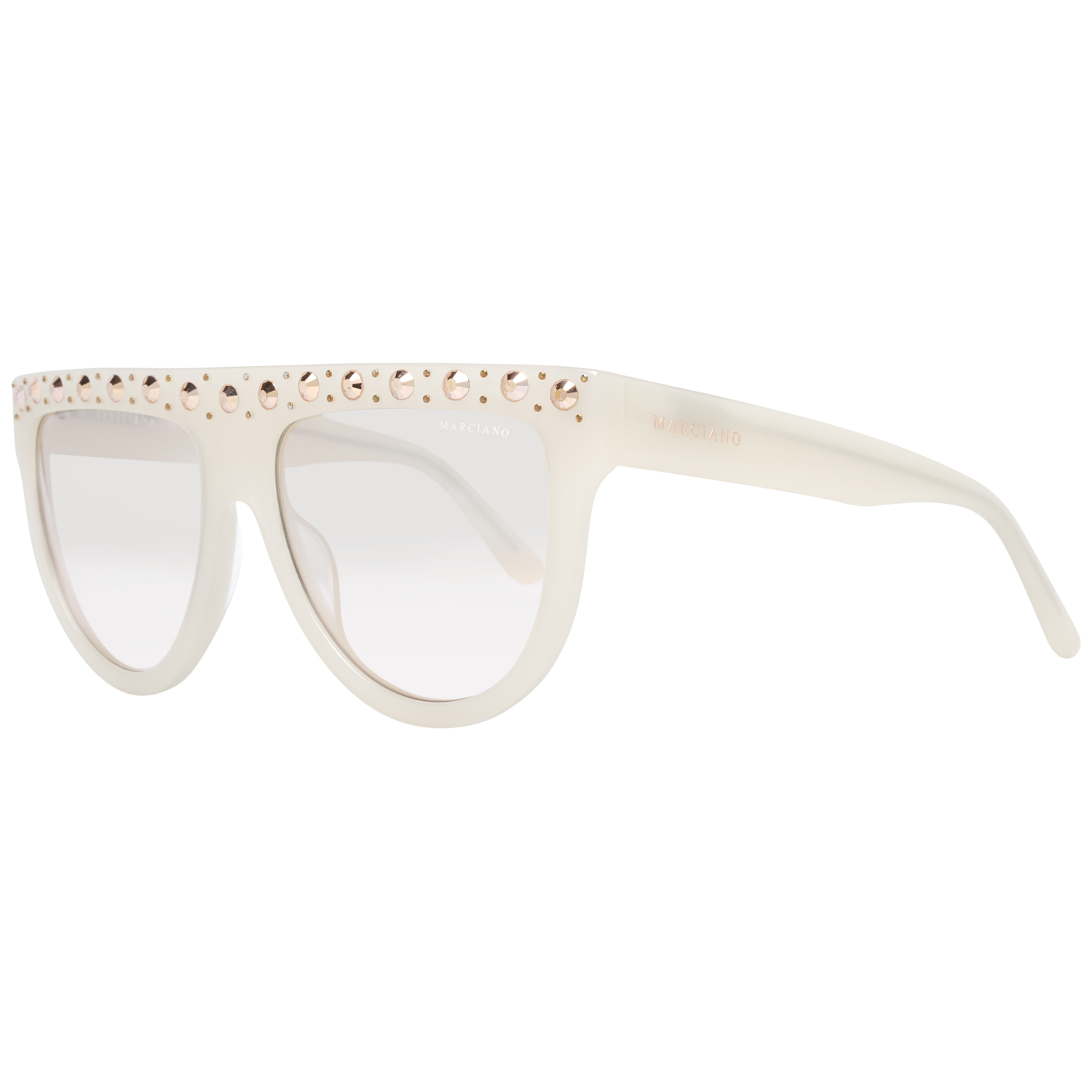 Marciano by Guess Runda Solglasögon i Vit