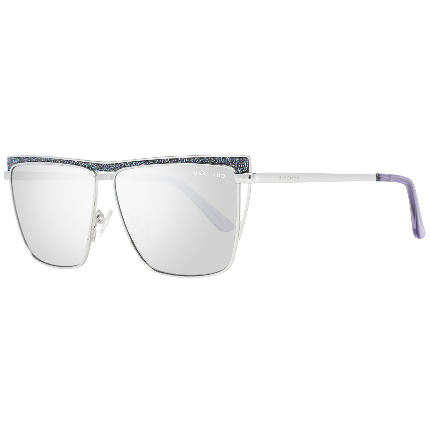 Marciano by Guess Trapezformade Solglasögon i Silver