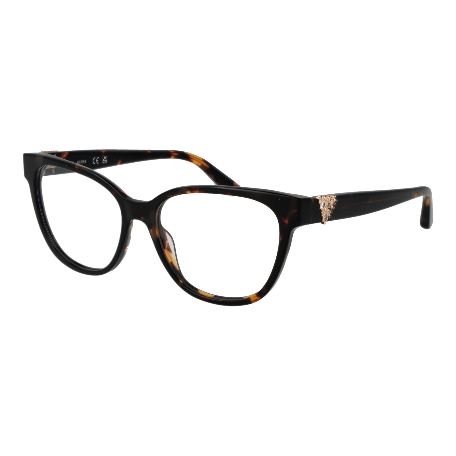 Guess Fjärilsform Glasögonbåge i Brun