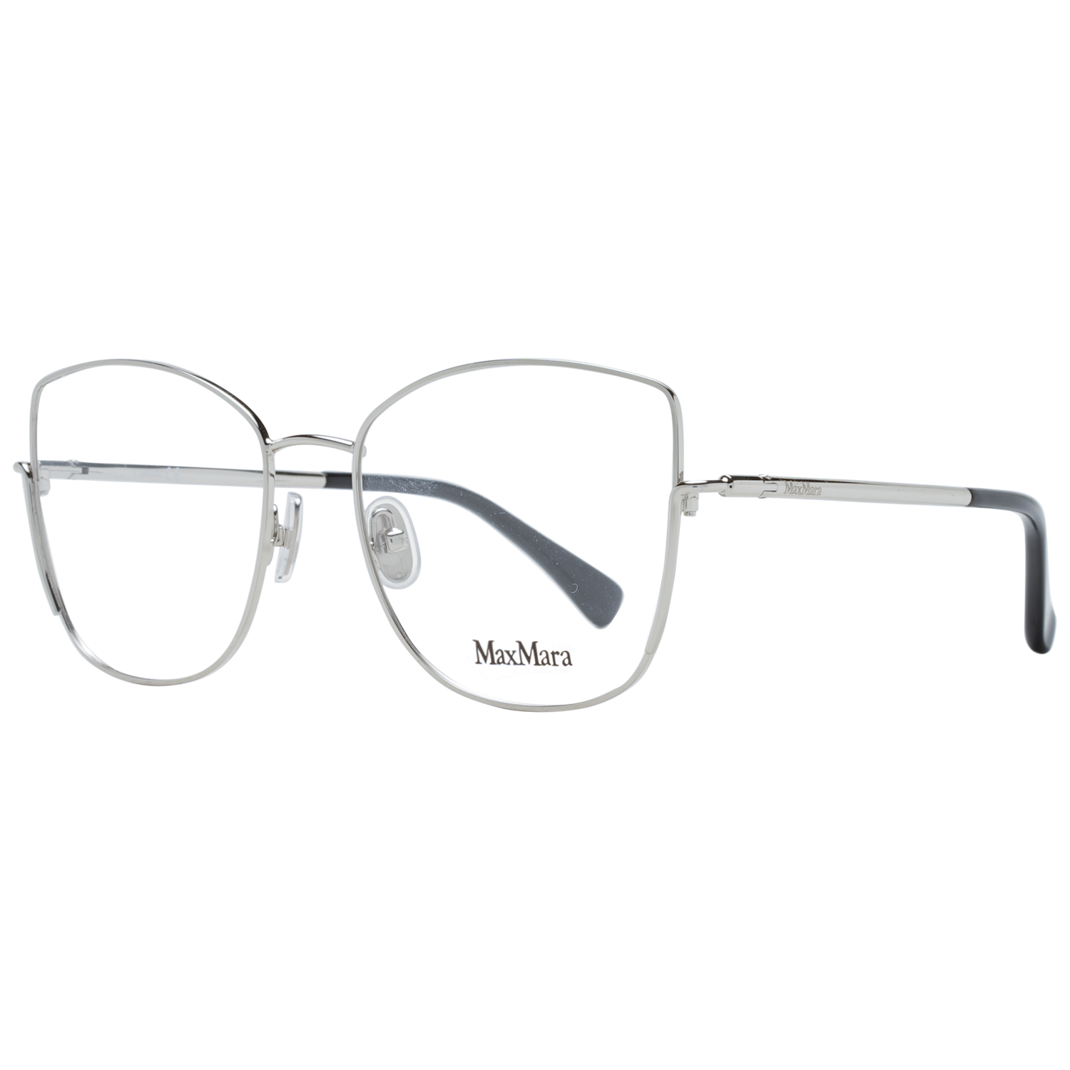 Max Mara Fjärilsform Glasögonbåge i Silver