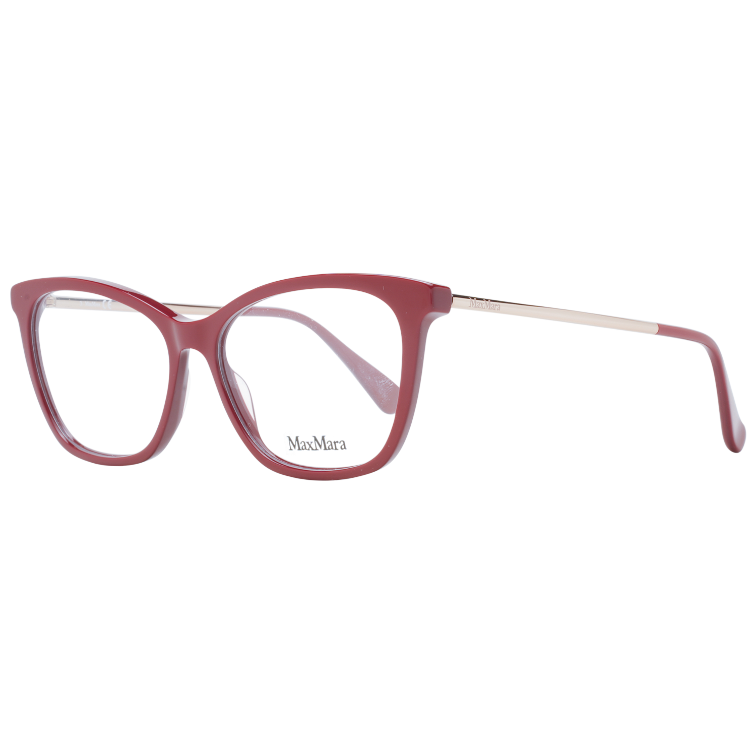 Max Mara Fjärilsform Glasögonbåge i Röd