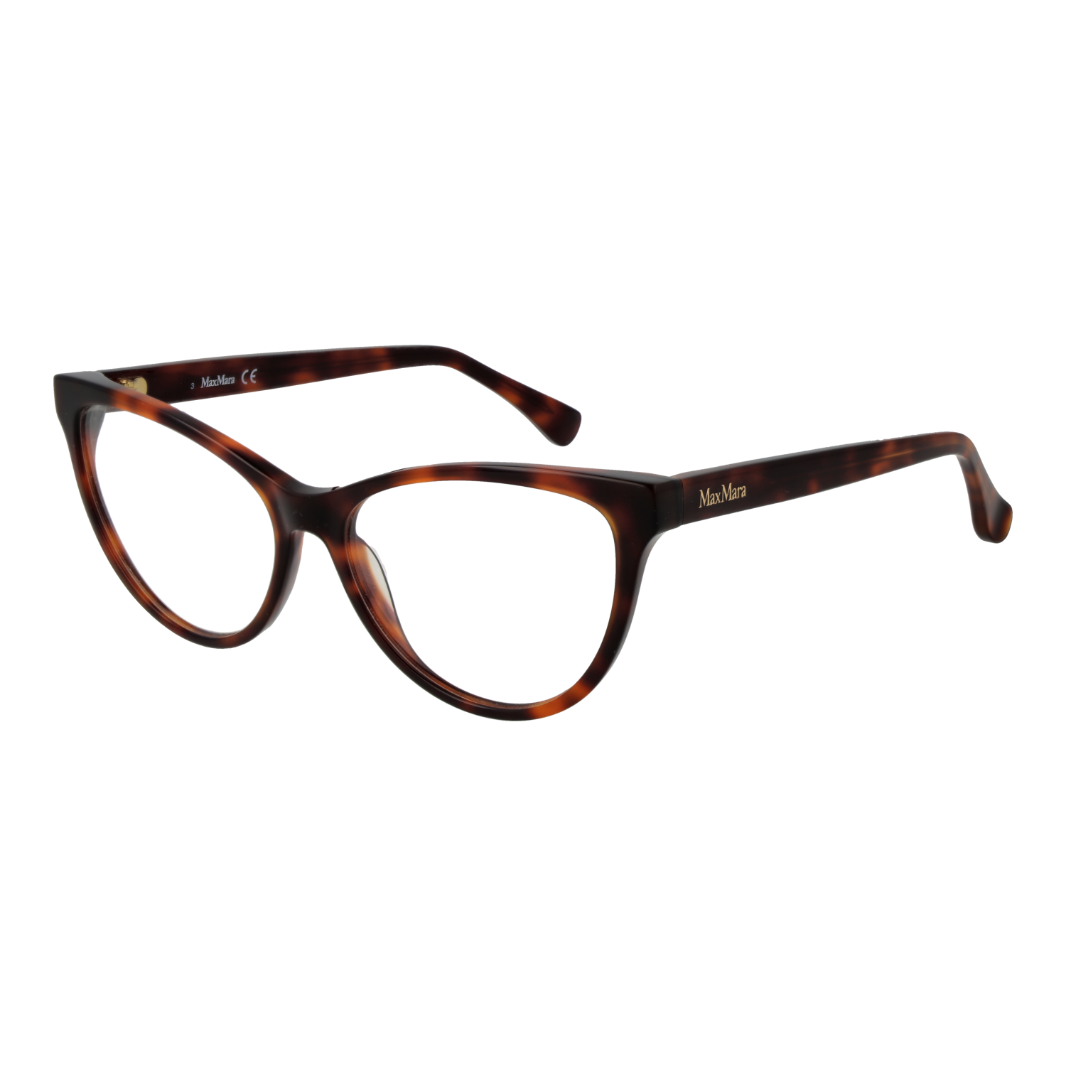 Max Mara Kattöga Glasögonbåge i Brun