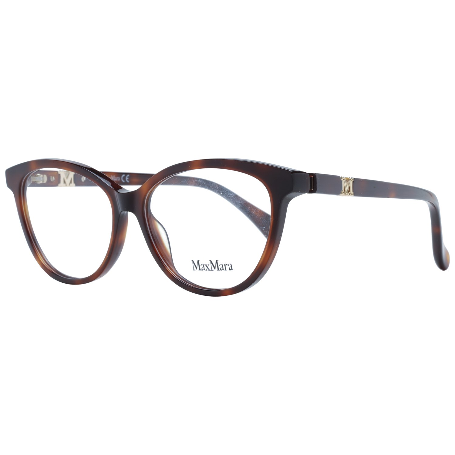 Max Mara Fjärilsform Glasögonbåge i Brun