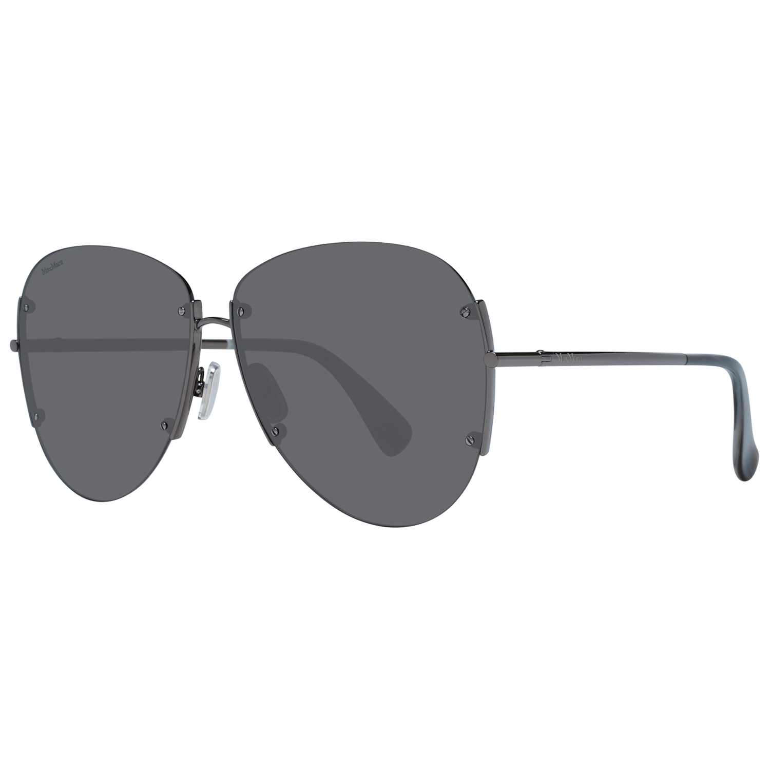 Max Mara Pilot Solglasögon i Gunmetal