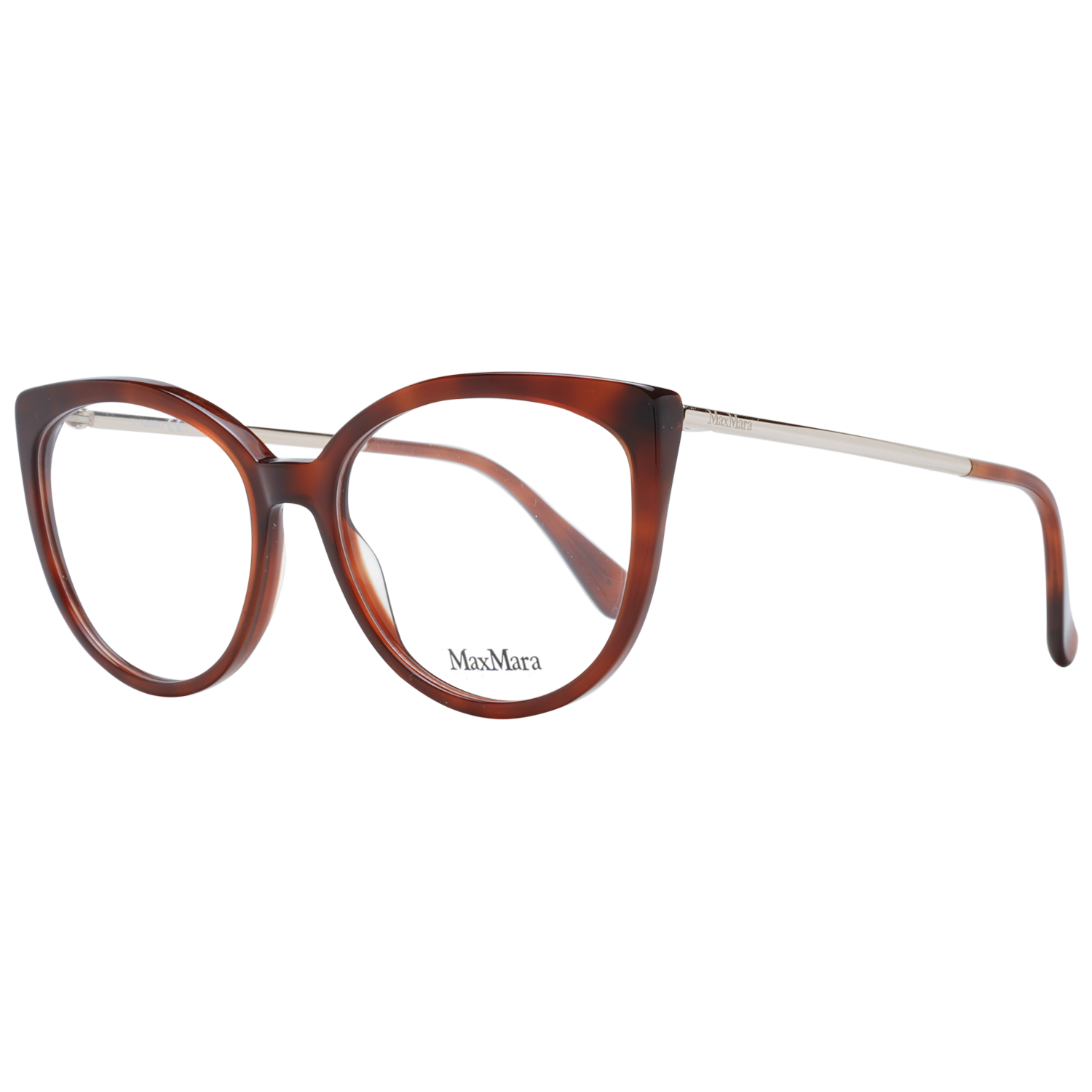 Max Mara Fjärilsform Glasögonbåge i Brun