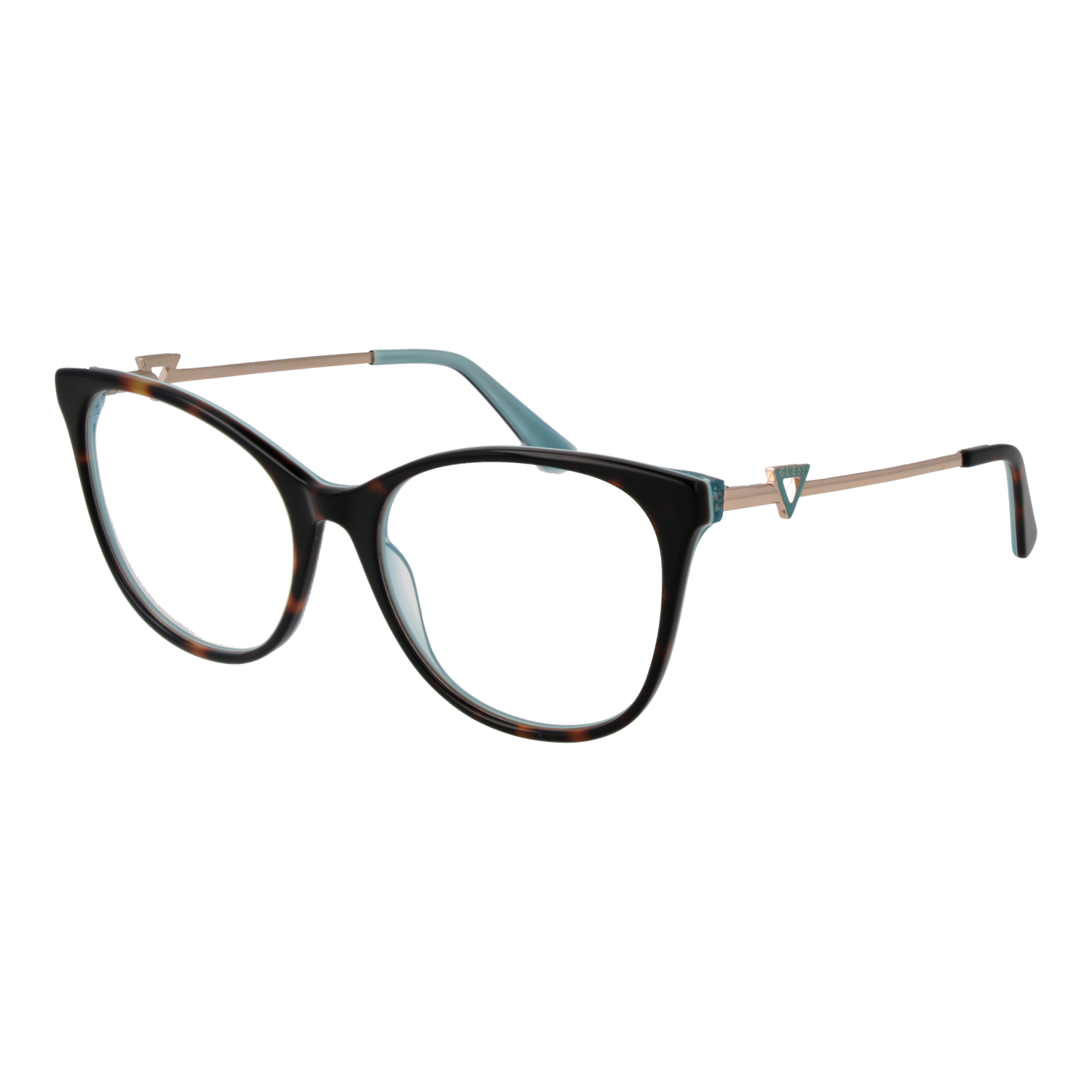 Guess Fjärilsform Glasögonbåge i Brun