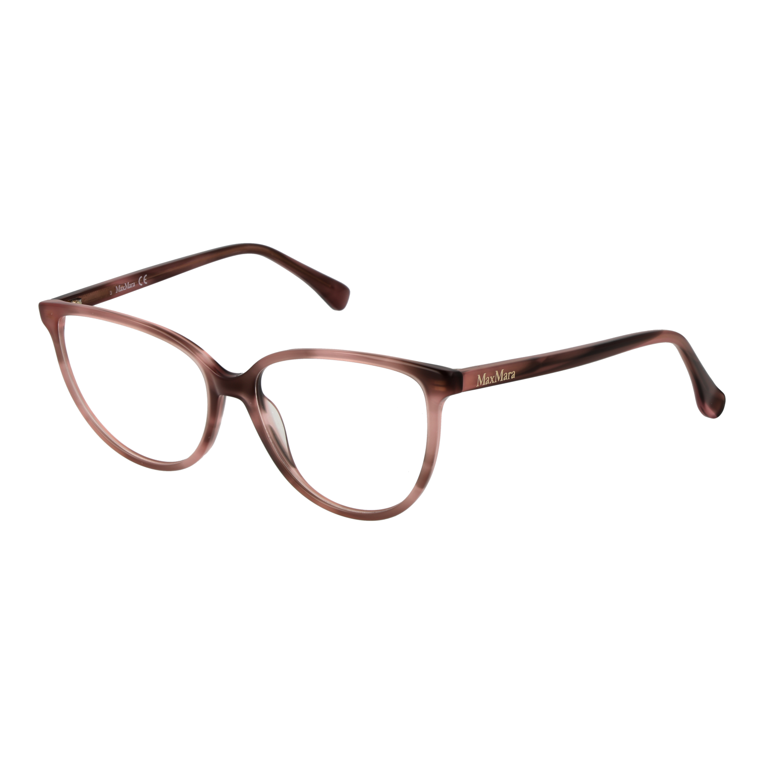 Max Mara Kattöga Glasögonbåge i Ros