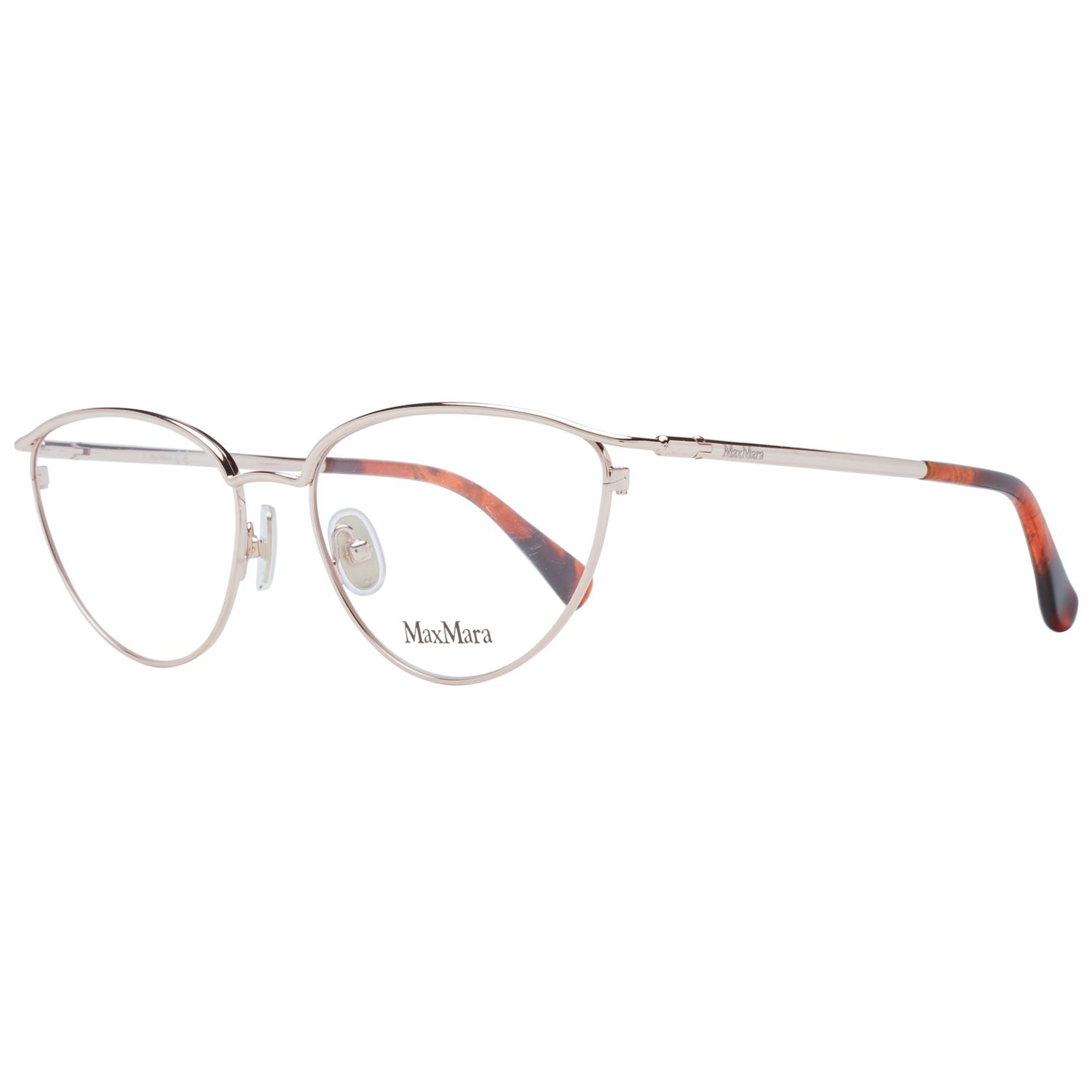 Max Mara Kattöga Glasögonbåge i Roséguld