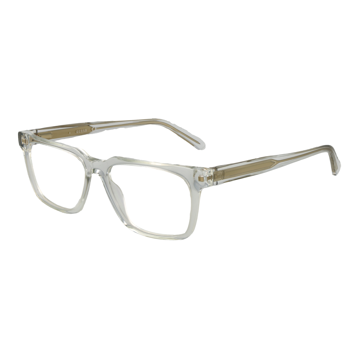 Guess Rektangulär Glasögonbåge i Transparent