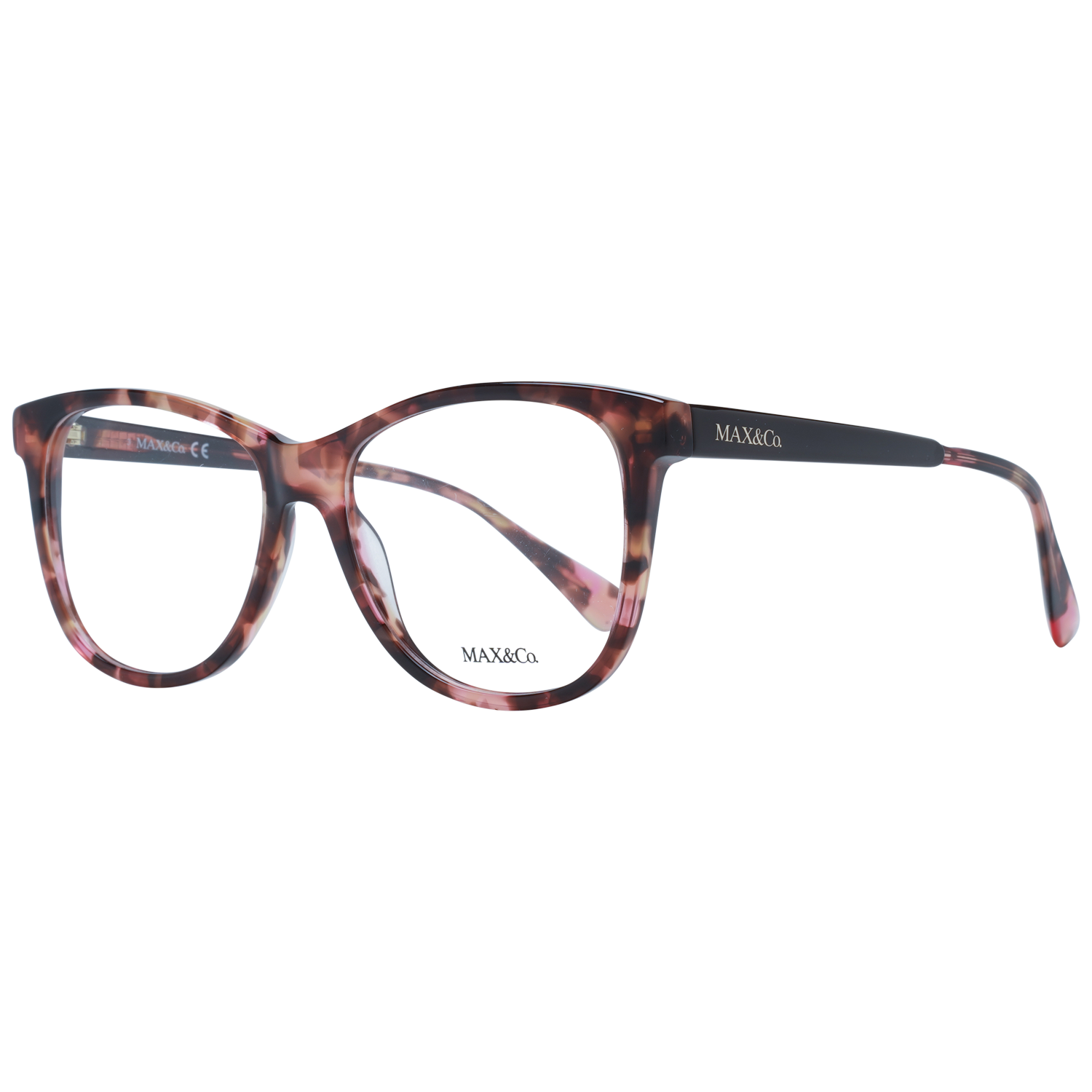 Max & Co Fjärilsform Glasögonbåge i Brun