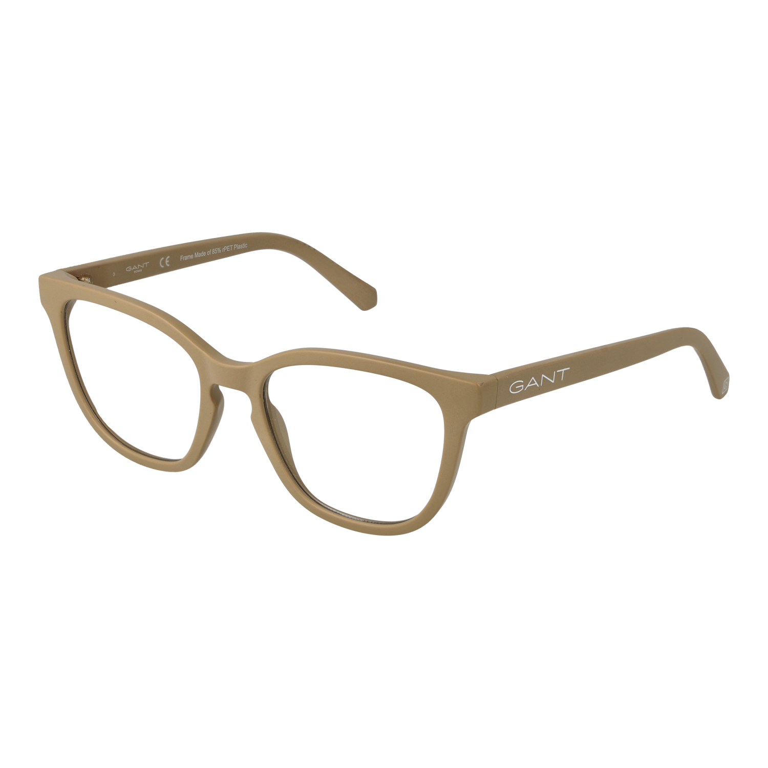 Gant Fyrkantig Glasögonbåge i Beige
