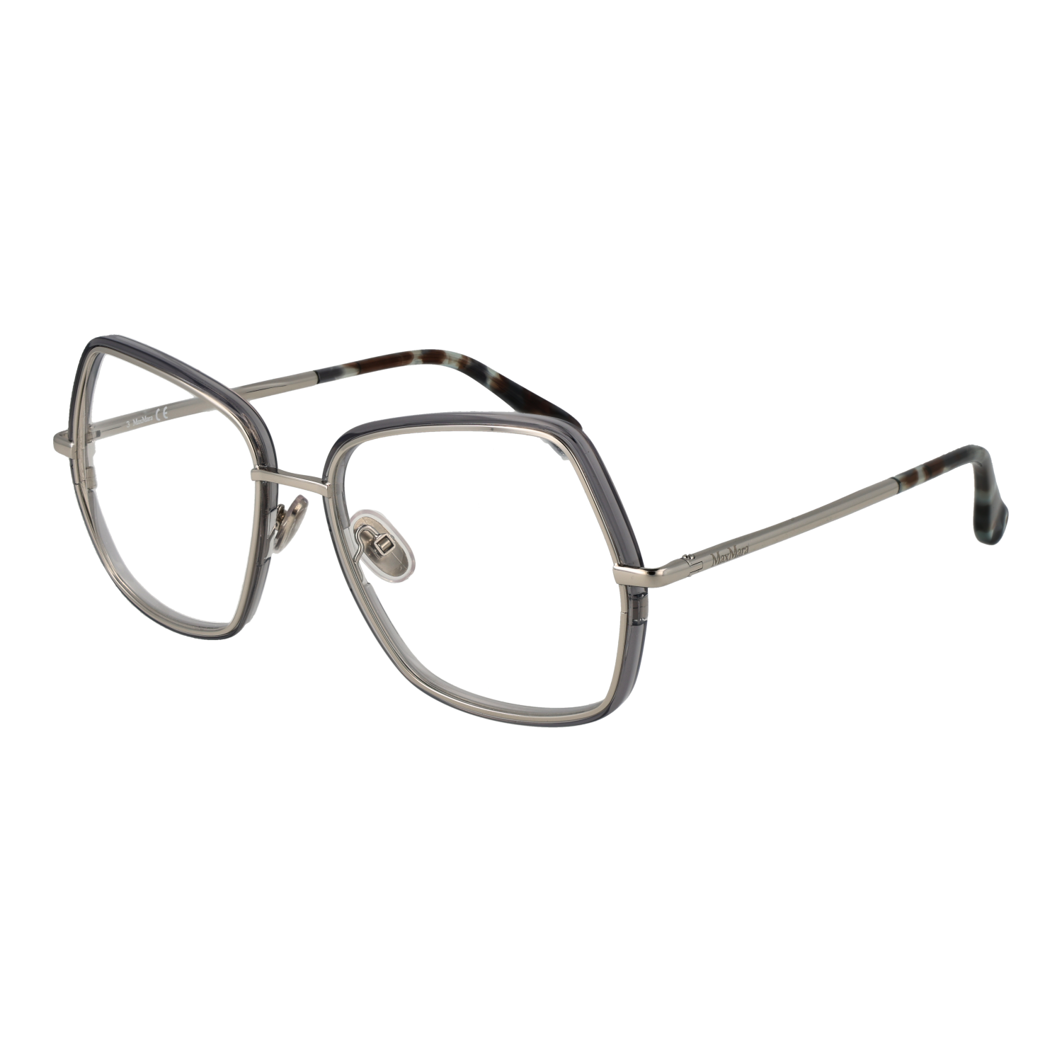 Max Mara Fyrkantig Glasögonbåge i Silver