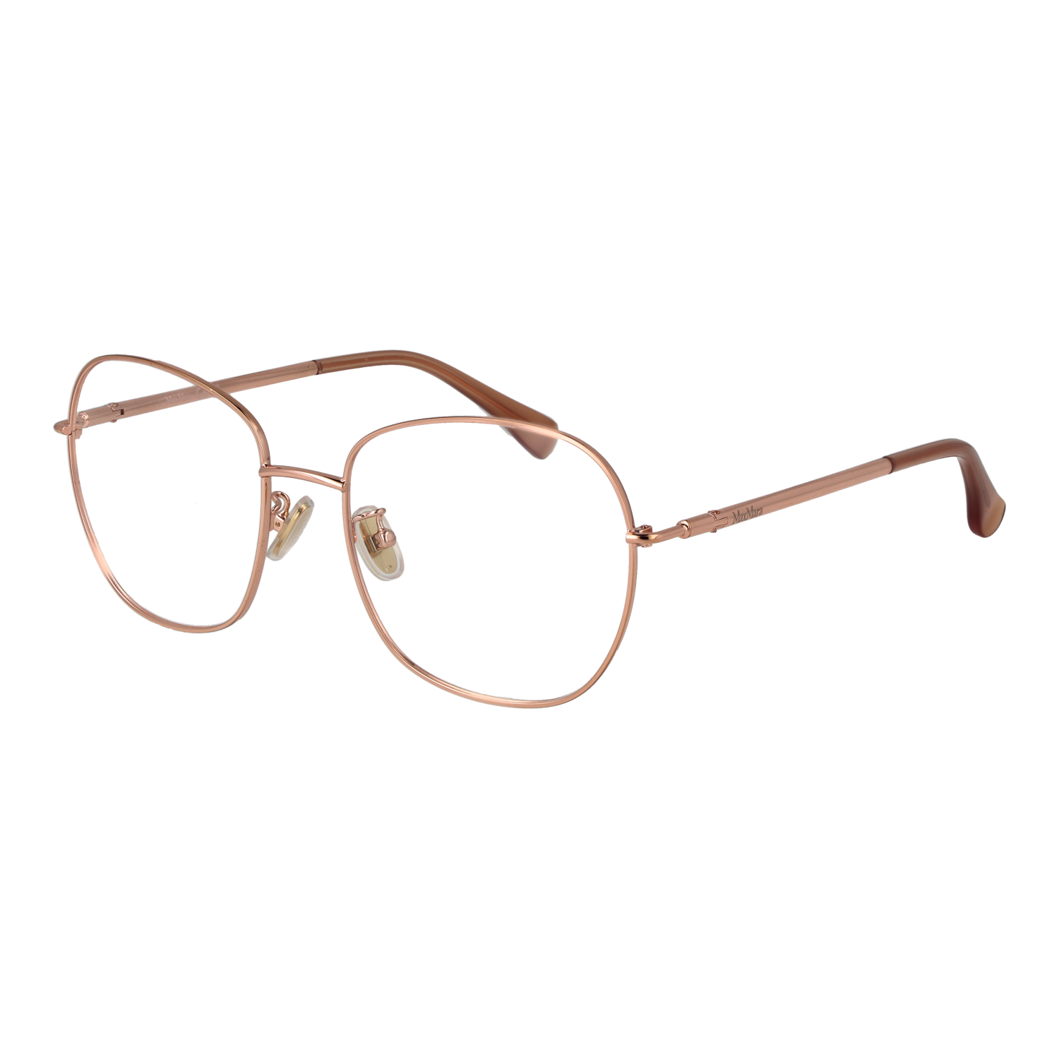 Max Mara Fjärilsform Glasögonbåge i Roséguld