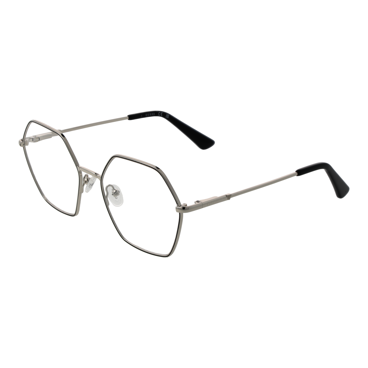 Guess Geometrisk Glasögonbåge i Silver