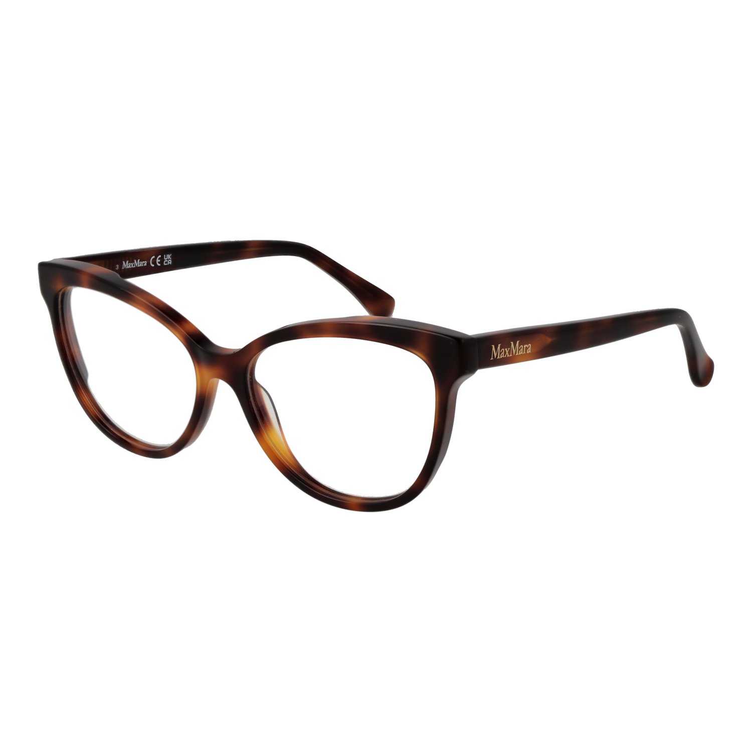 Max Mara Kattöga Glasögonbåge i Brun
