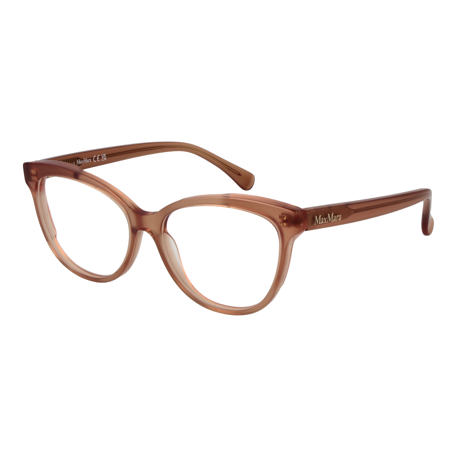 Max Mara Kattöga Glasögonbåge i Brun