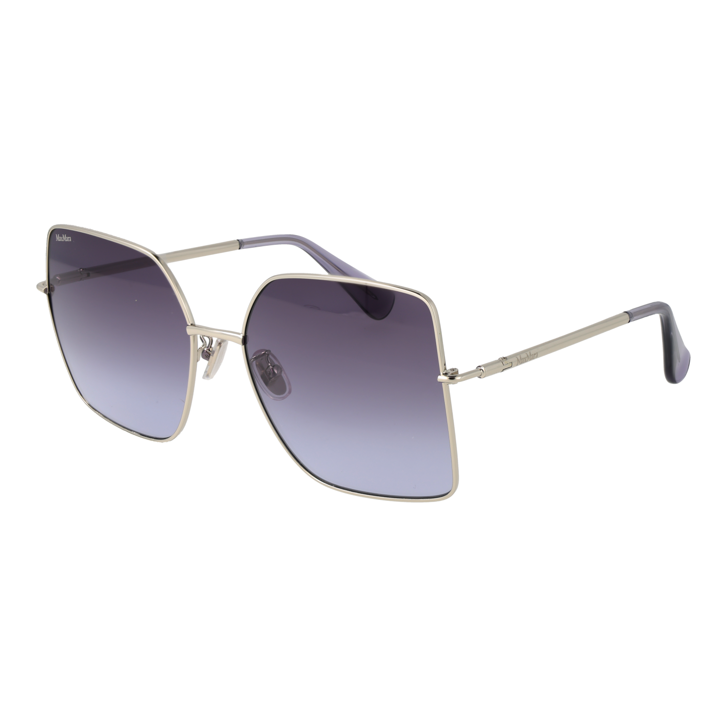 Max Mara Fjärilsform Solglasögon i Silver