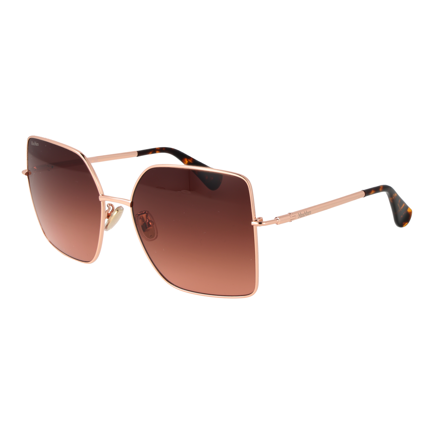 Max Mara Fjärilsform Solglasögon i Roséguld