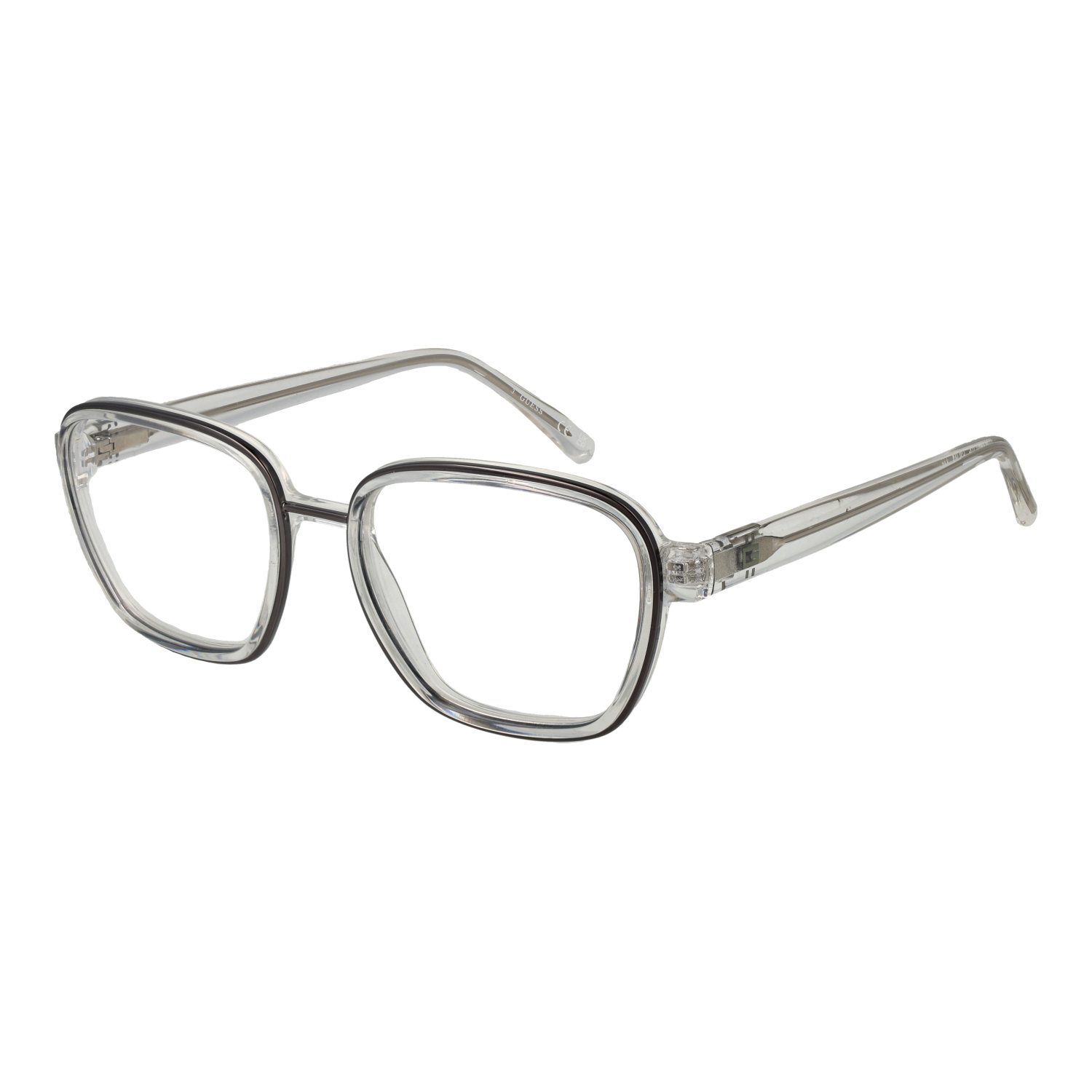 Guess Trapezformad Glasögonbåge i Transparent