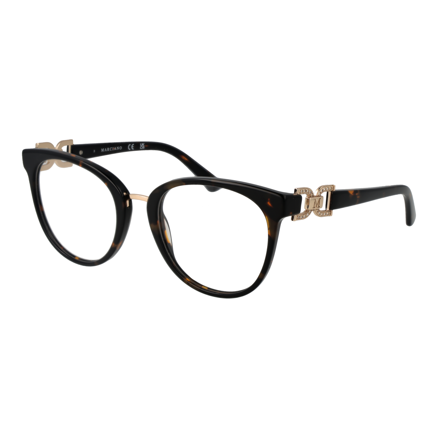 Marciano by Guess Rund Glasögonbåge i Brun